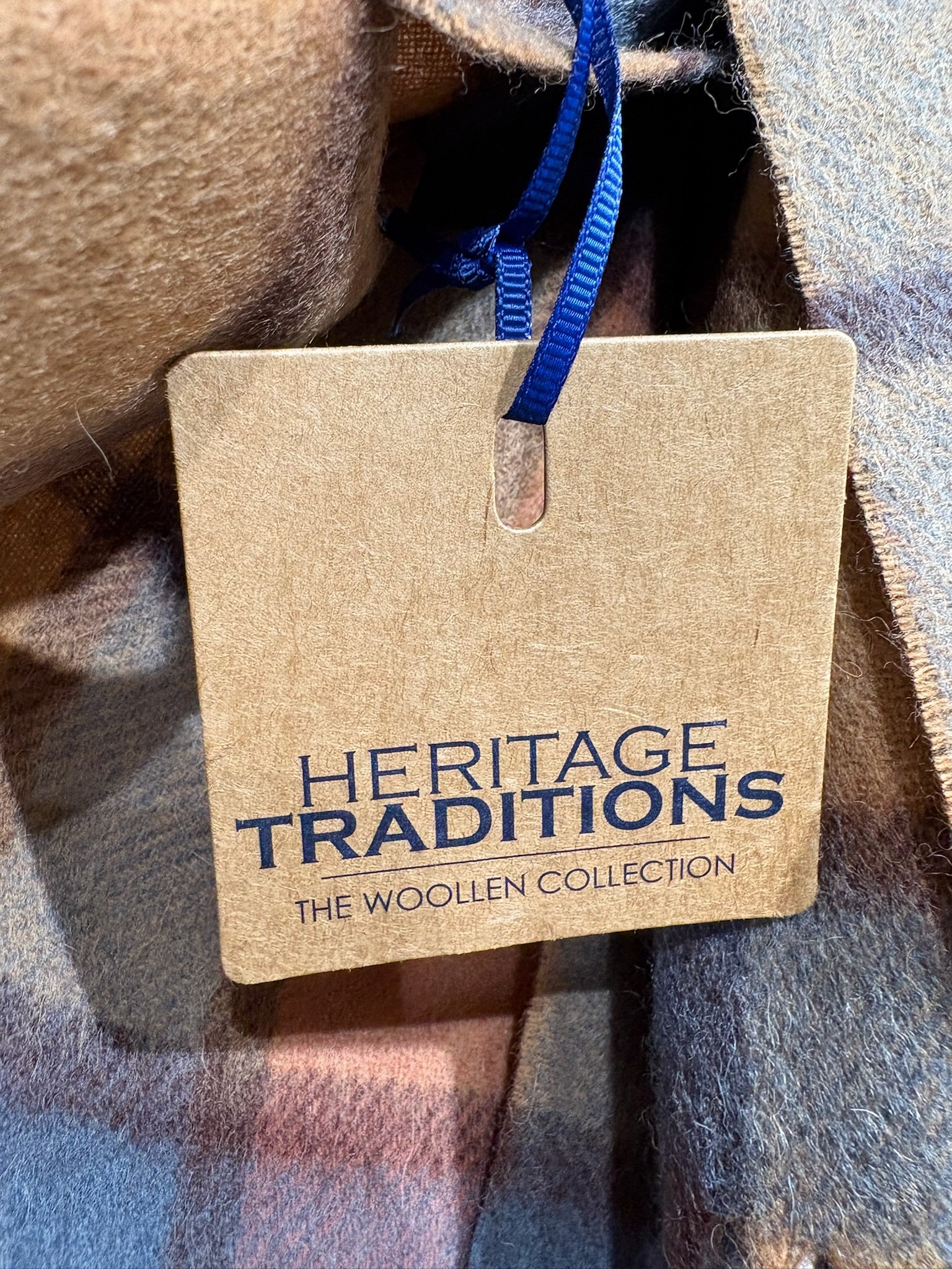 Heritage Traditions Wool Scarf - Hampton Tan - Image 3