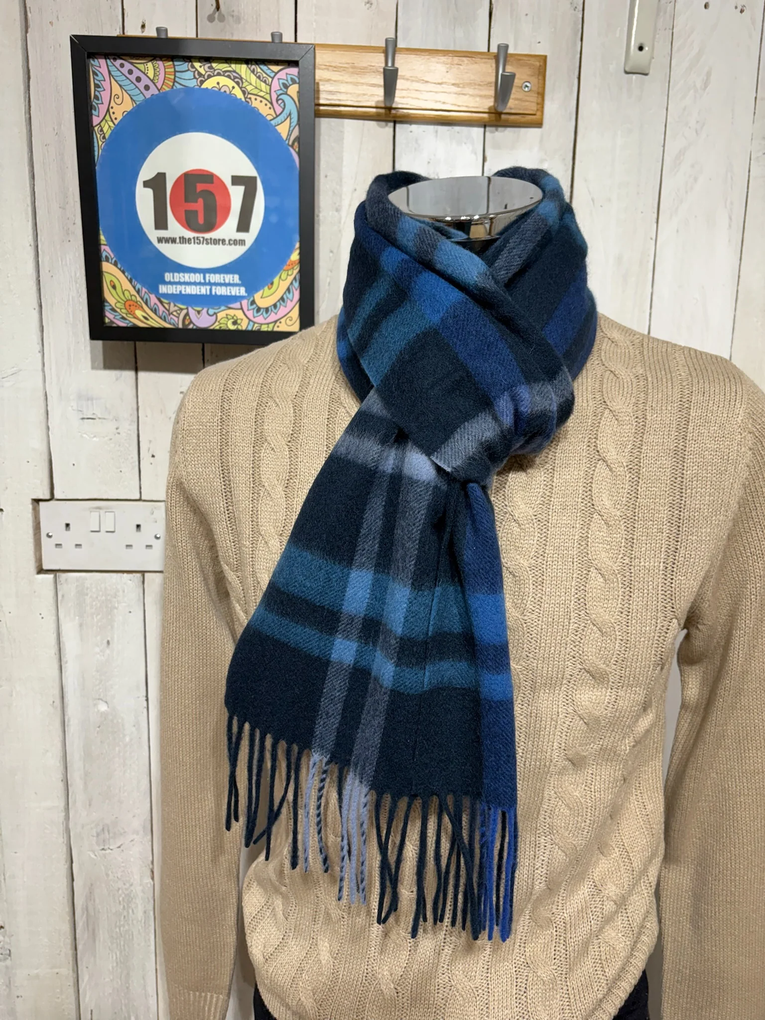 Heritage Traditions Wool Scarf - Keswick Blue