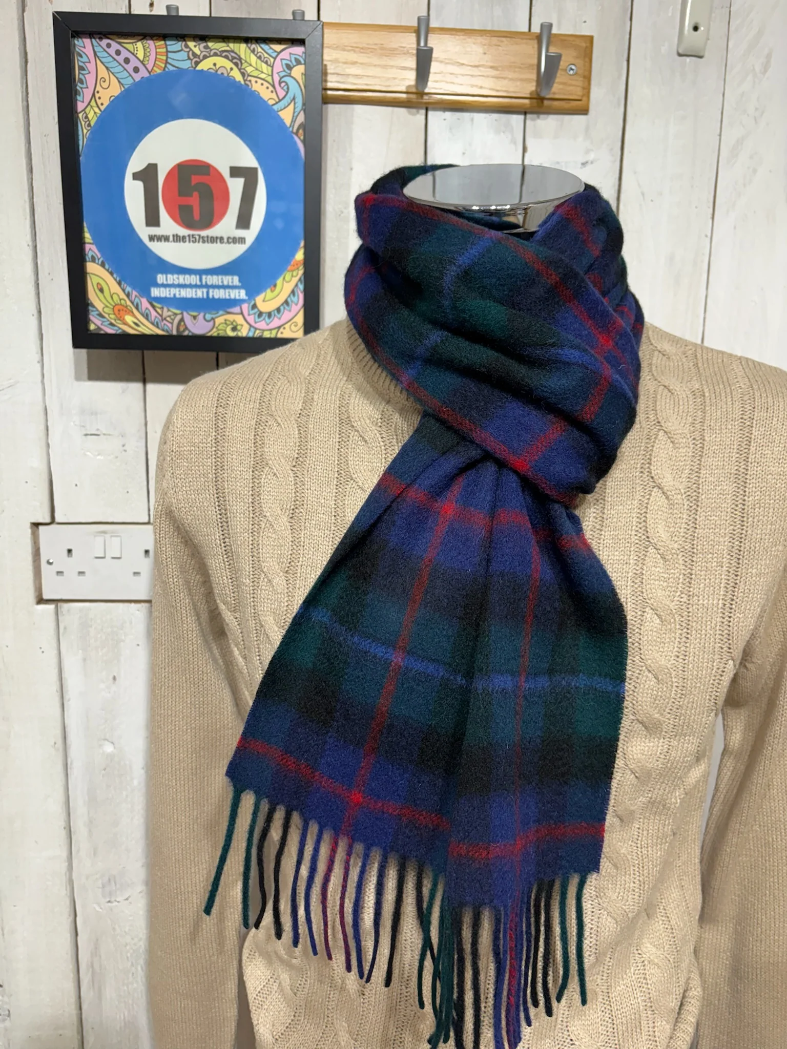 Heritage Traditions Wool Scarf - Whitby Green