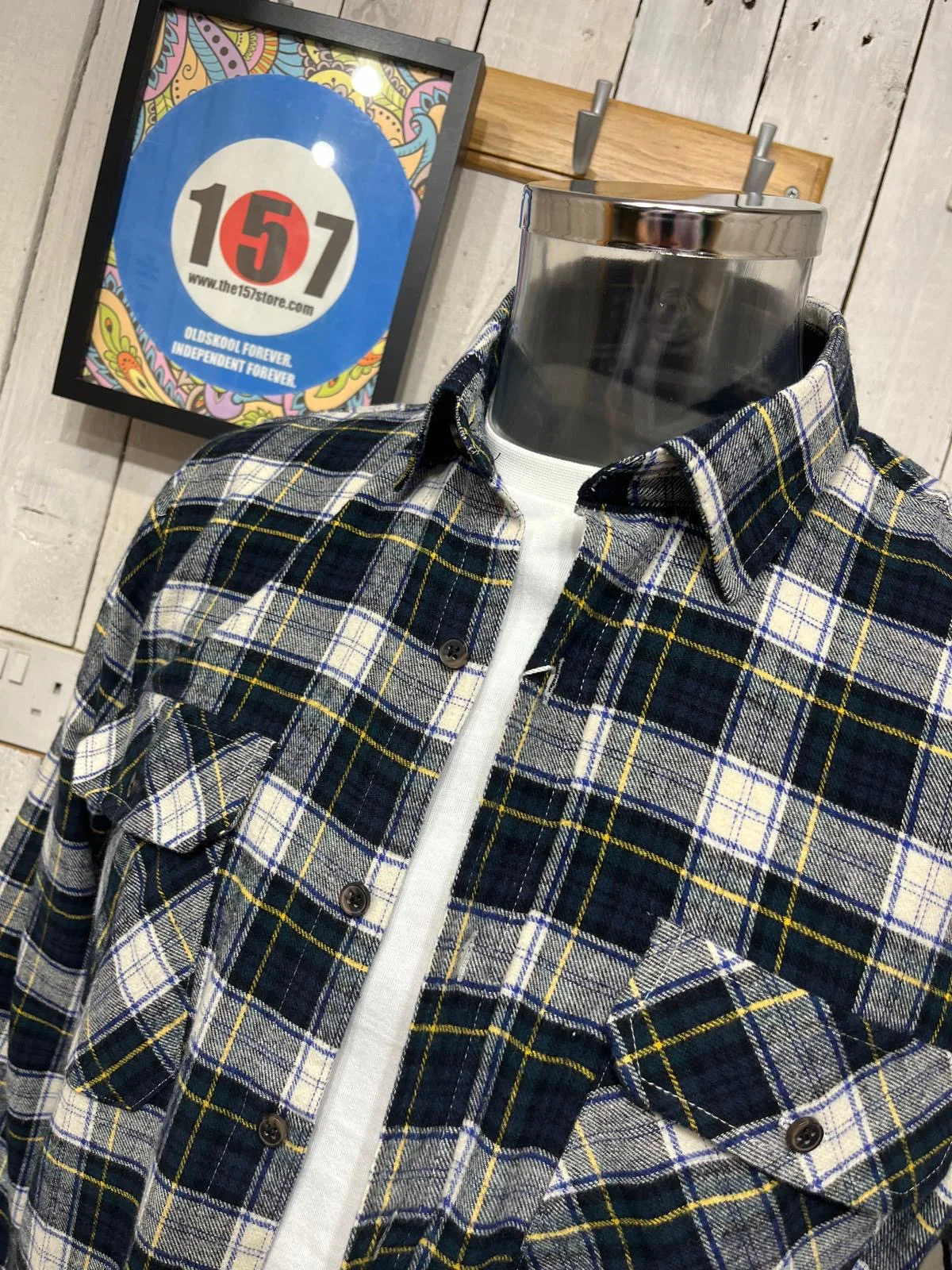 Hesketh & Turner Oversized Flannel Shirt - Cambridge (M to 6XL) - Image 2