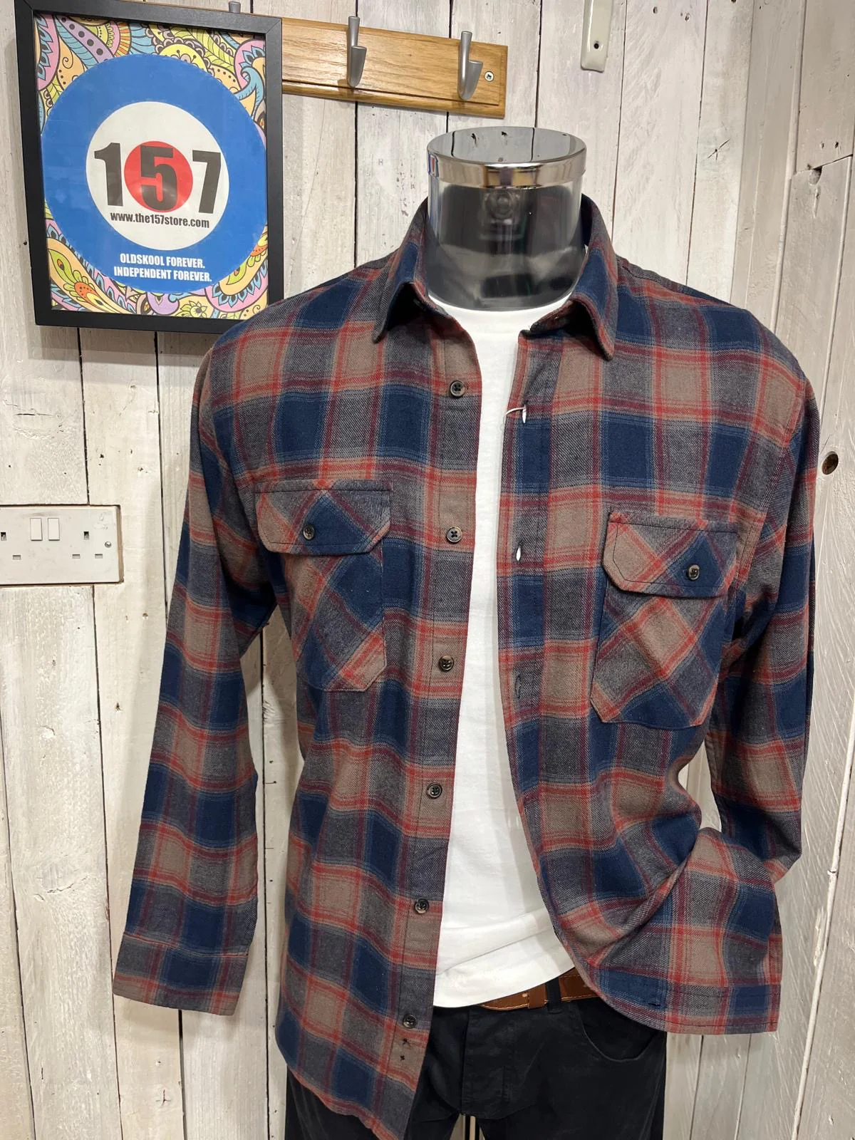 Hesketh & Turner Oversized Flannel Shirt - Glasgow (M to 6XL)
