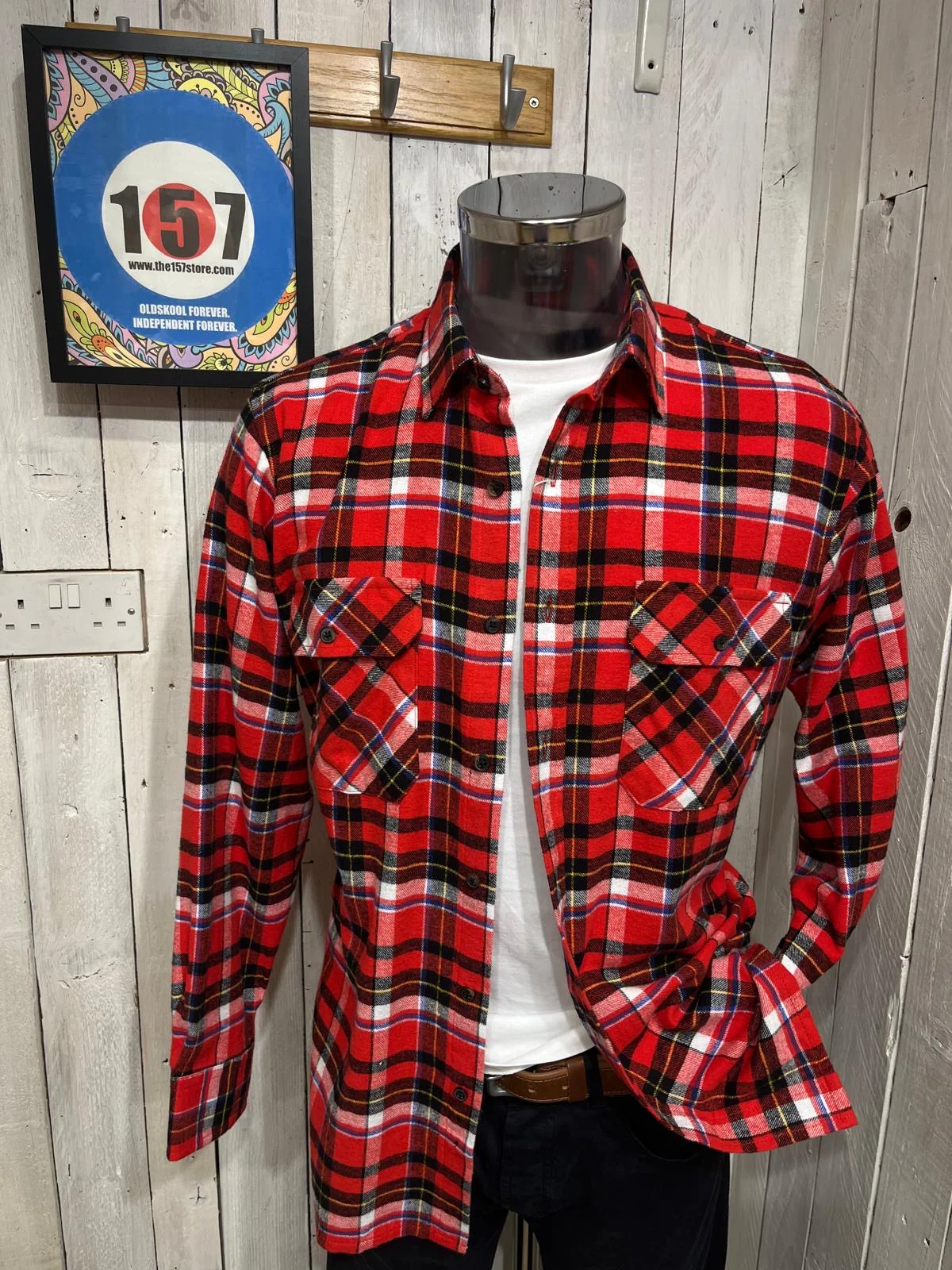 Hesketh & Turner Oversized Flannel Shirt - Wessex (M to 6XL)