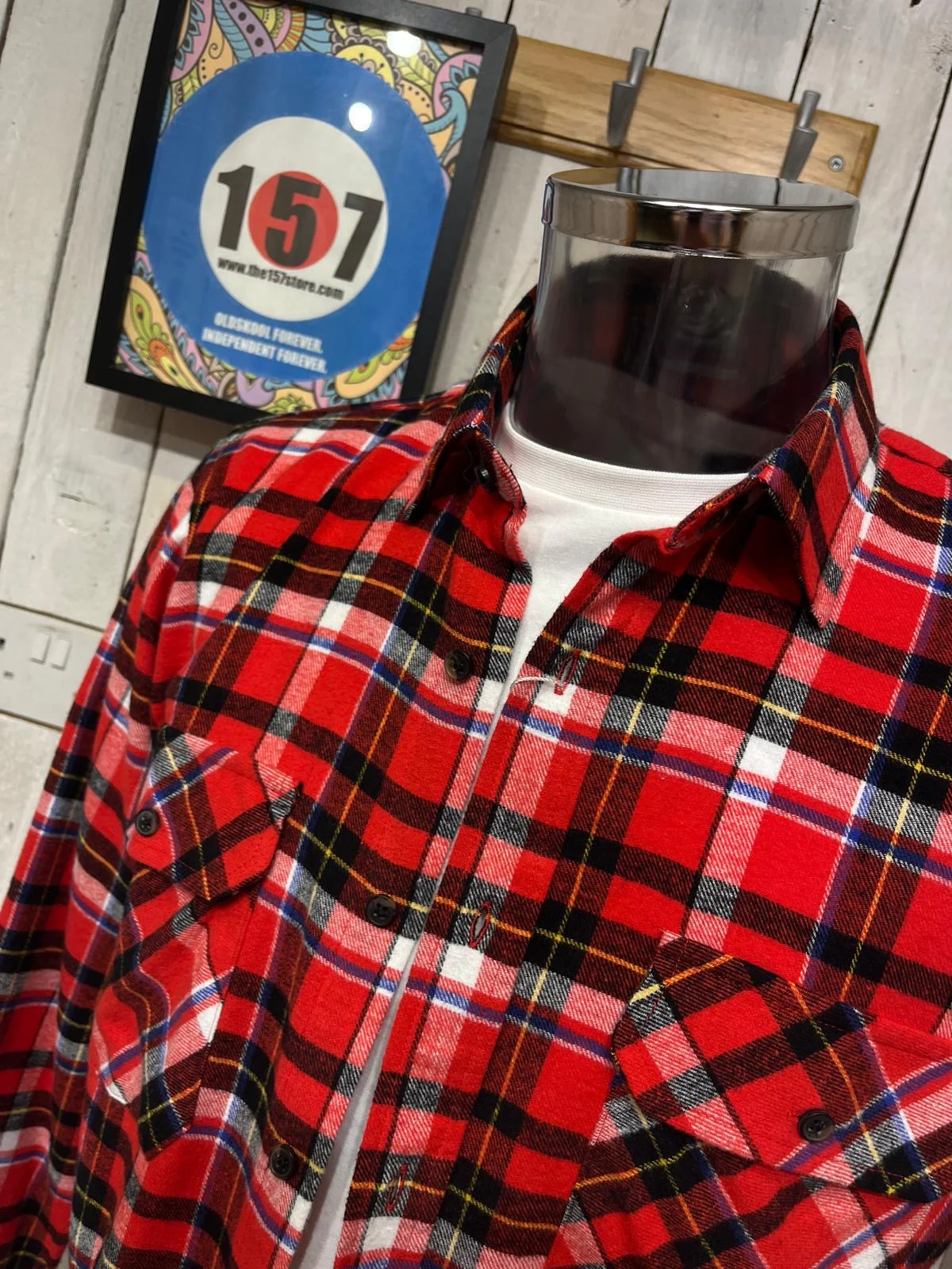 Hesketh & Turner Oversized Flannel Shirt - Wessex (M to 6XL) - Image 2