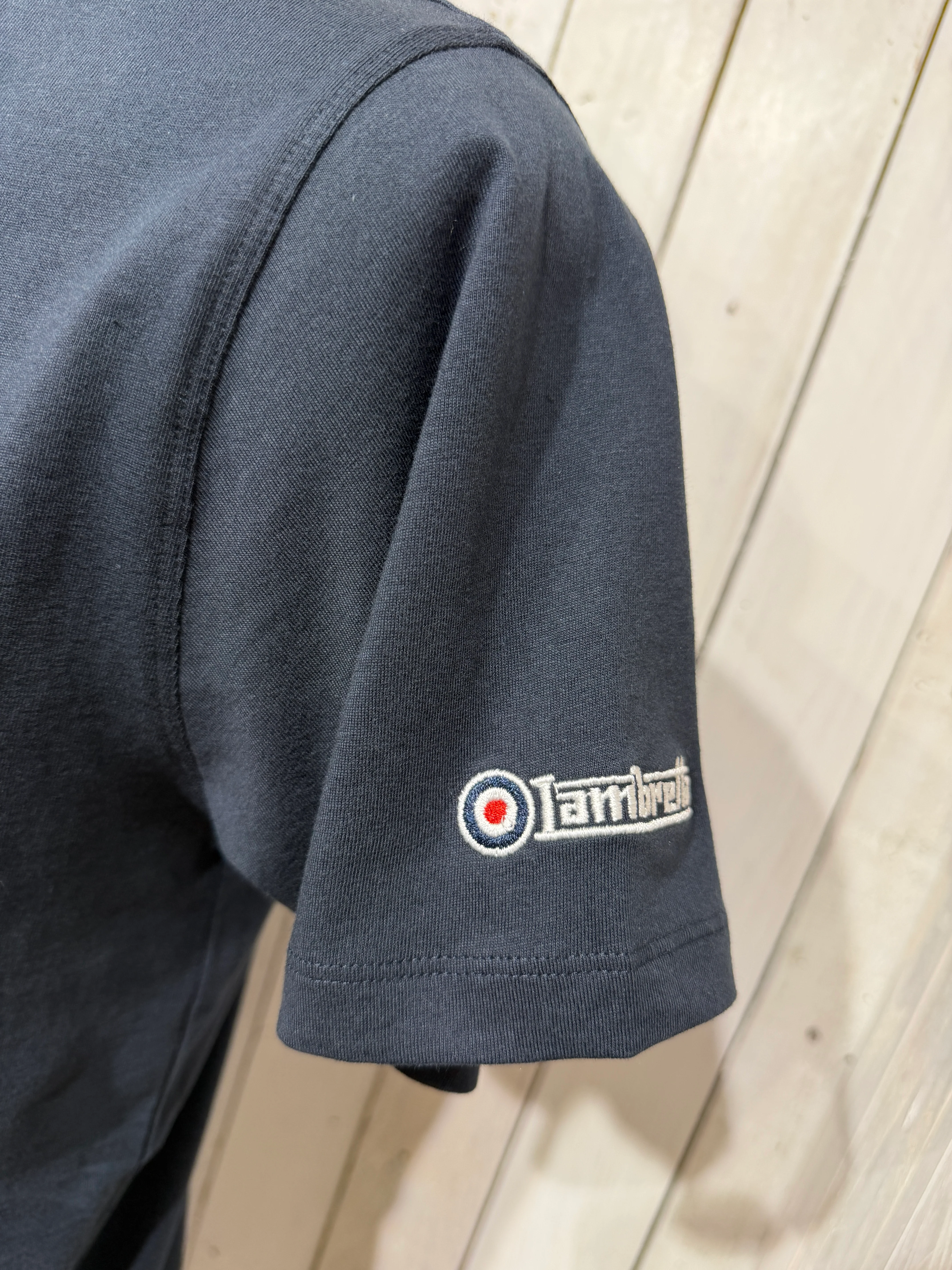 Lambretta Badges Tee - Navy - Image 3