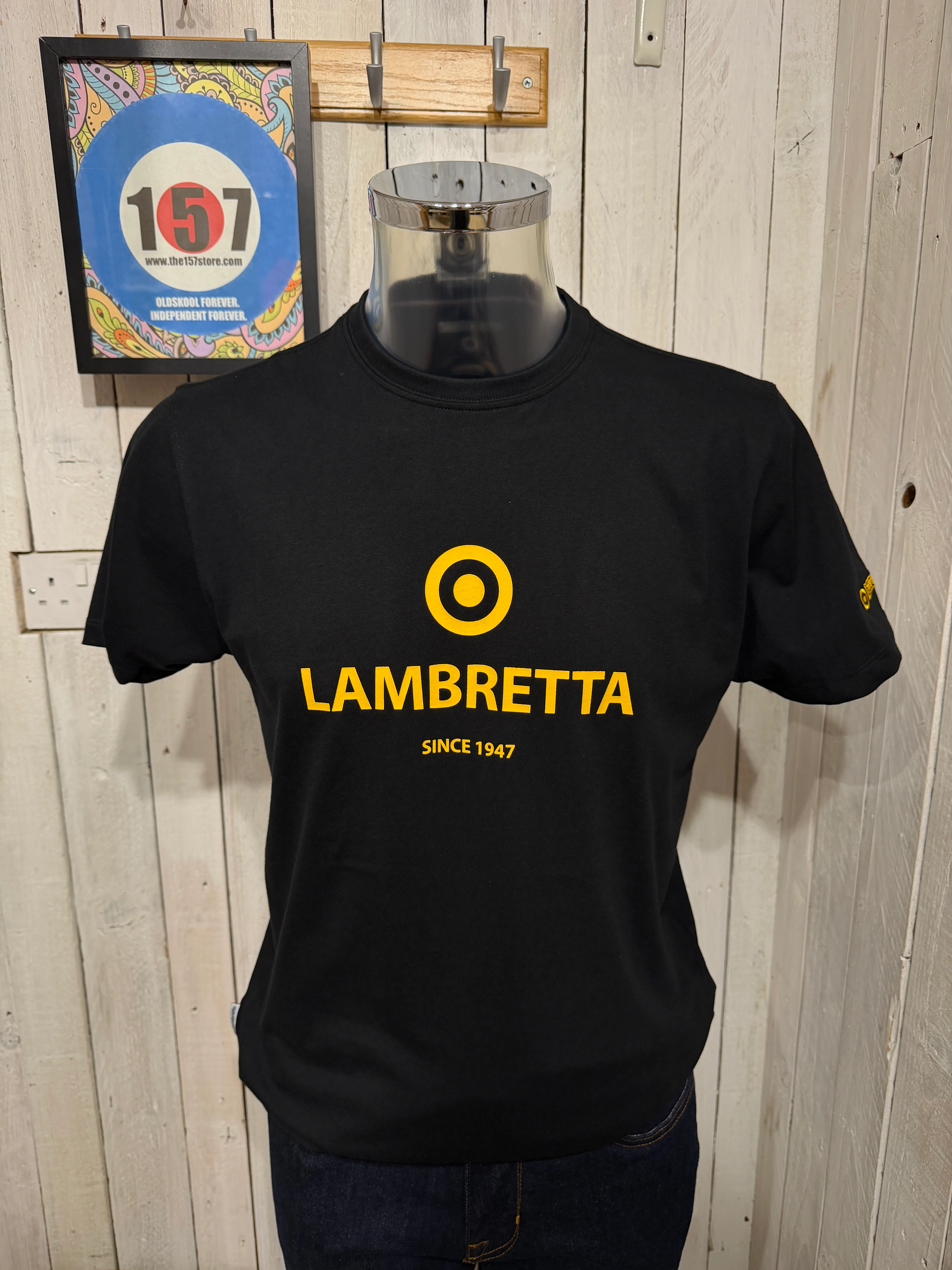Lambretta Brand Target Tee - Black