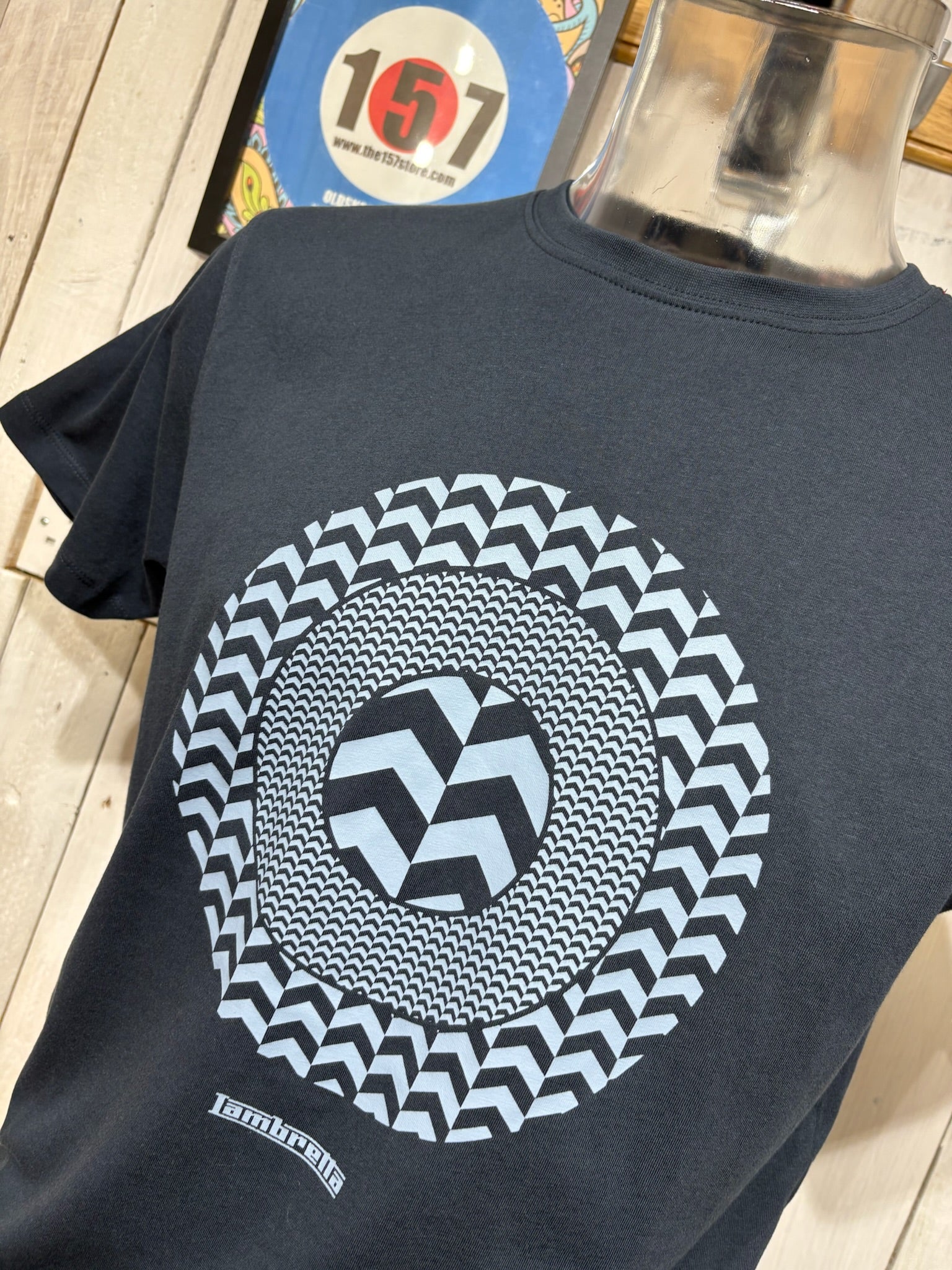Lambretta Chevron Target Tee - Navy - Image 2