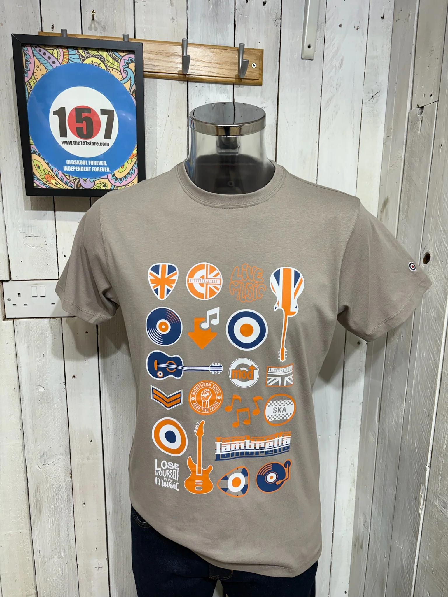 Lambretta Music Icon Tee - Cinder