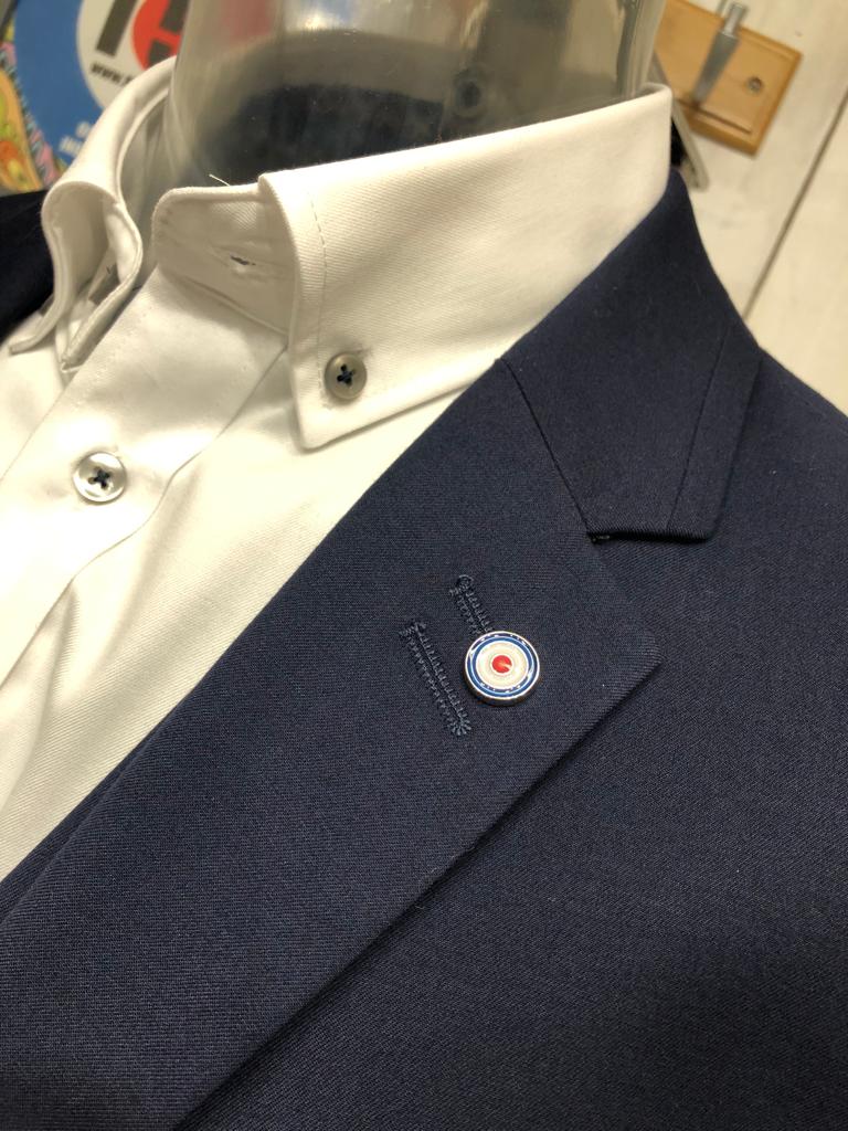 Lambretta Oscar Formal Waistcoat - Navy - Image 4