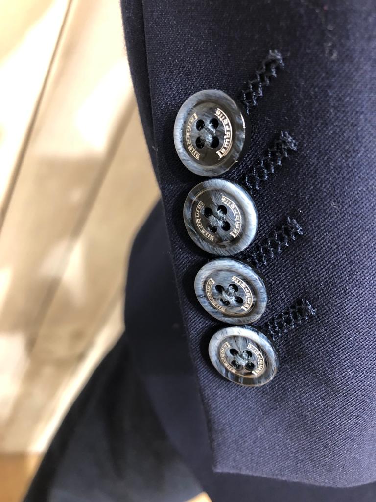 Lambretta Oscar Formal Waistcoat - Navy - Image 6