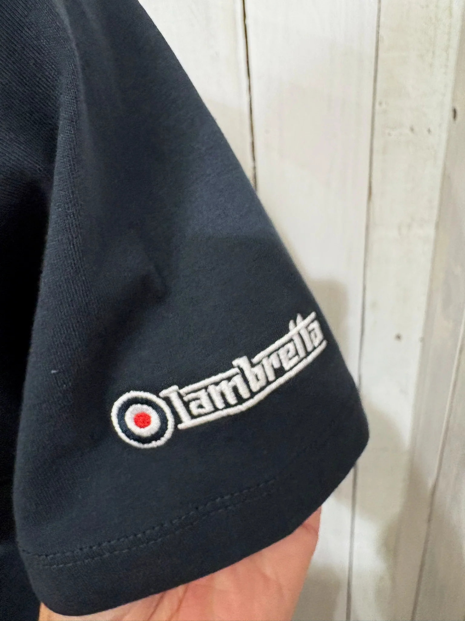 Lambretta Scooter Flag Tee - Navy - Image 3