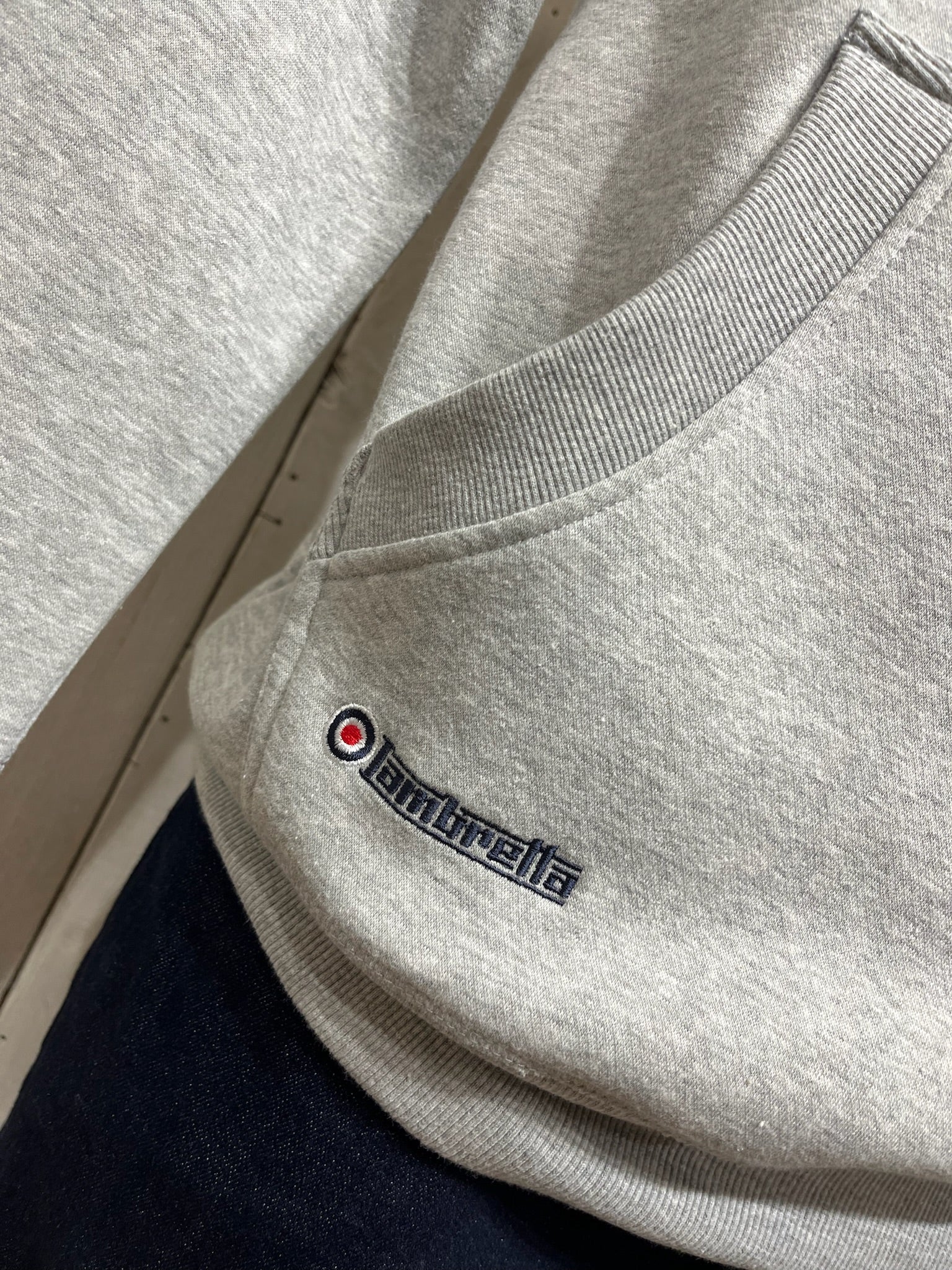 Lambretta Target Hoodie - Grey Marl - Image 4