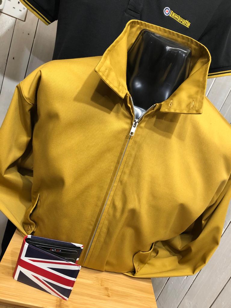 Lambretta Tipped Polo - Black / Gold - Image 4
