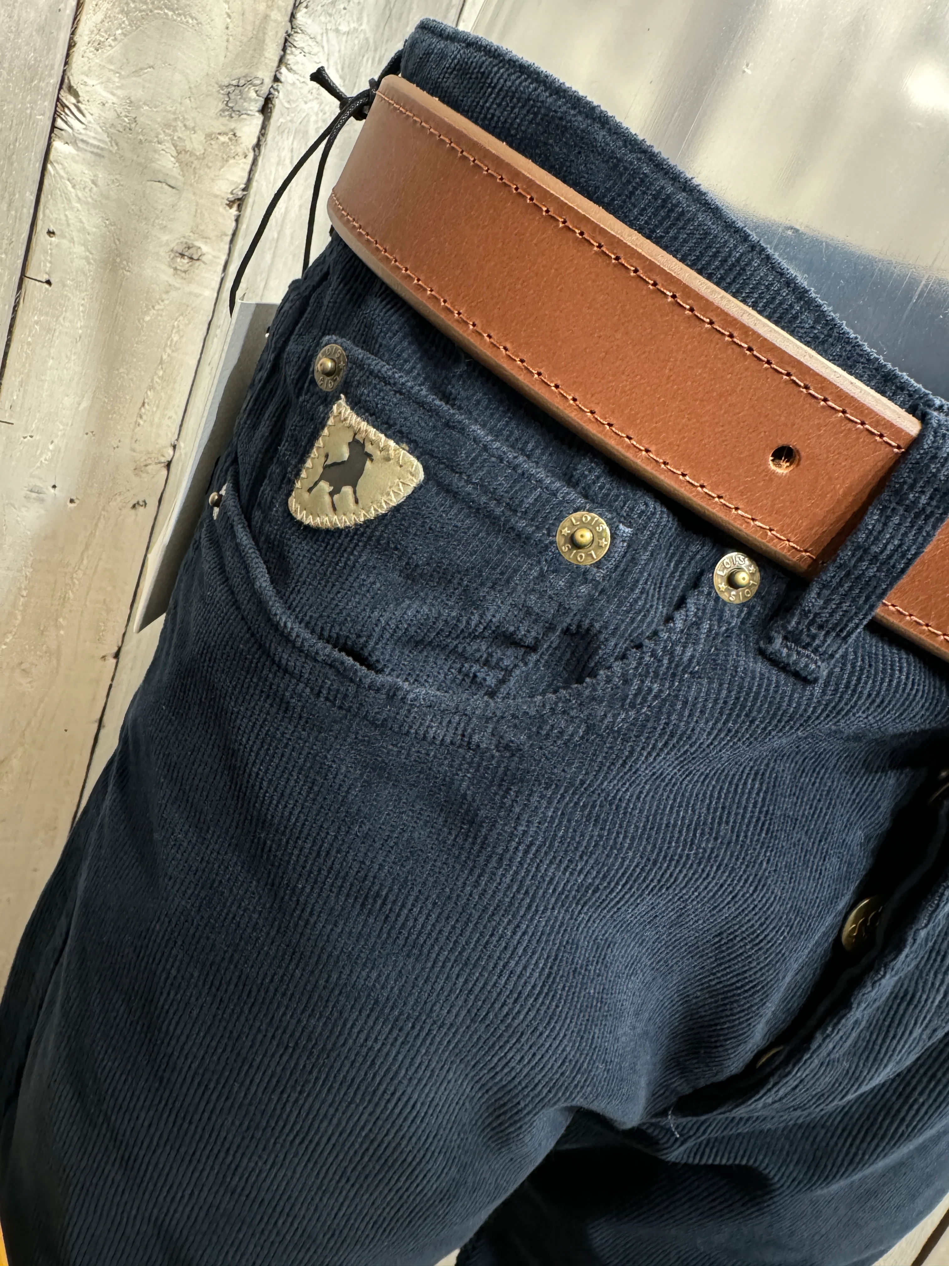 Lois Cords - Dario Bootcut Fit - Navy Blue - Image 4