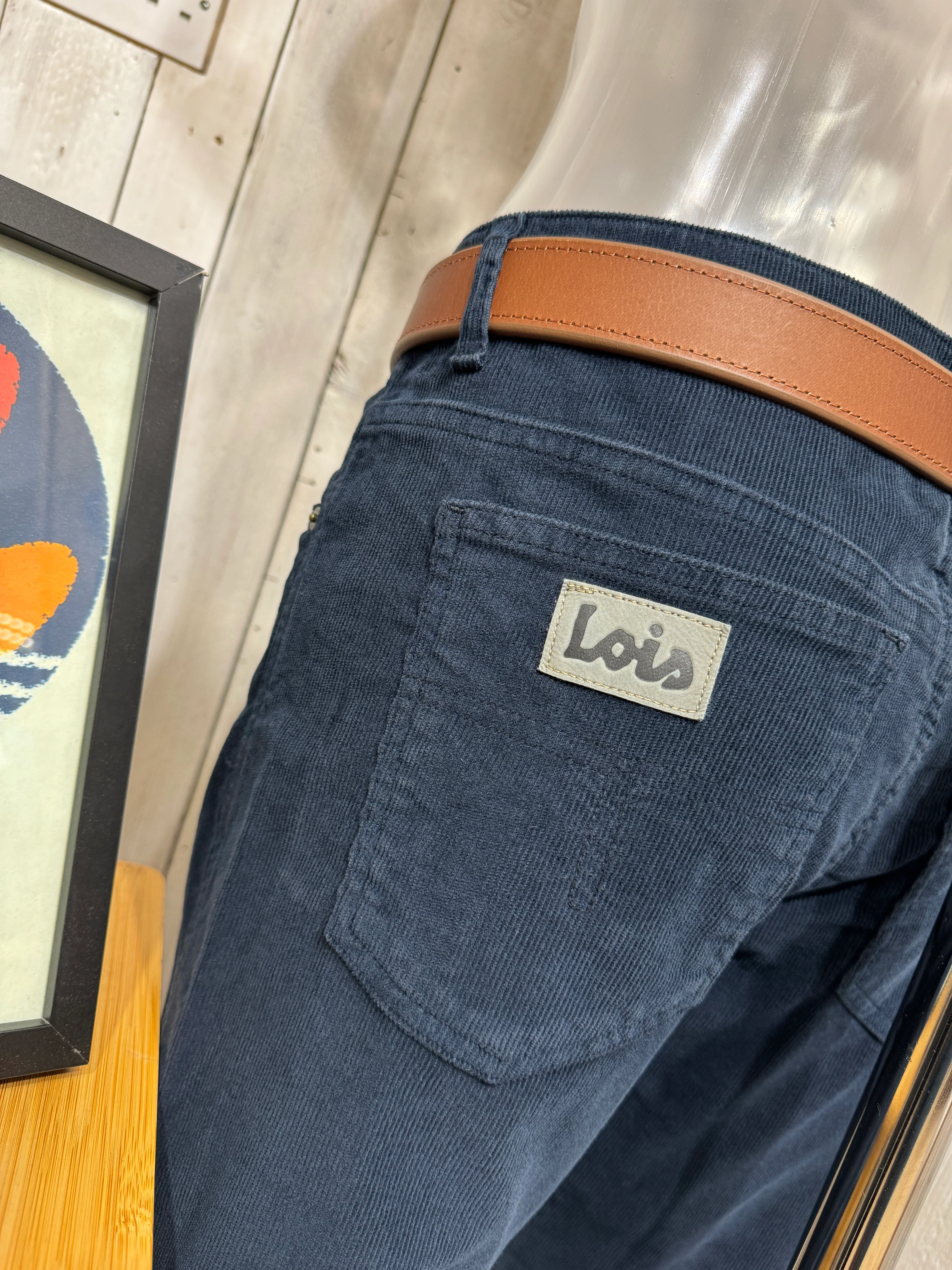 Lois Cords - Dario Bootcut Fit - Navy Blue - Image 5