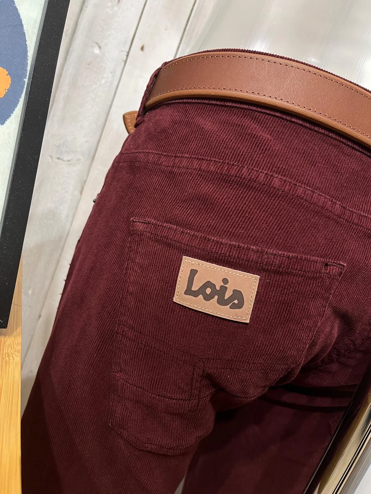 Lois Cords - Sierra Stretch Fit - Burgundy (Limited Edition) - Image 3
