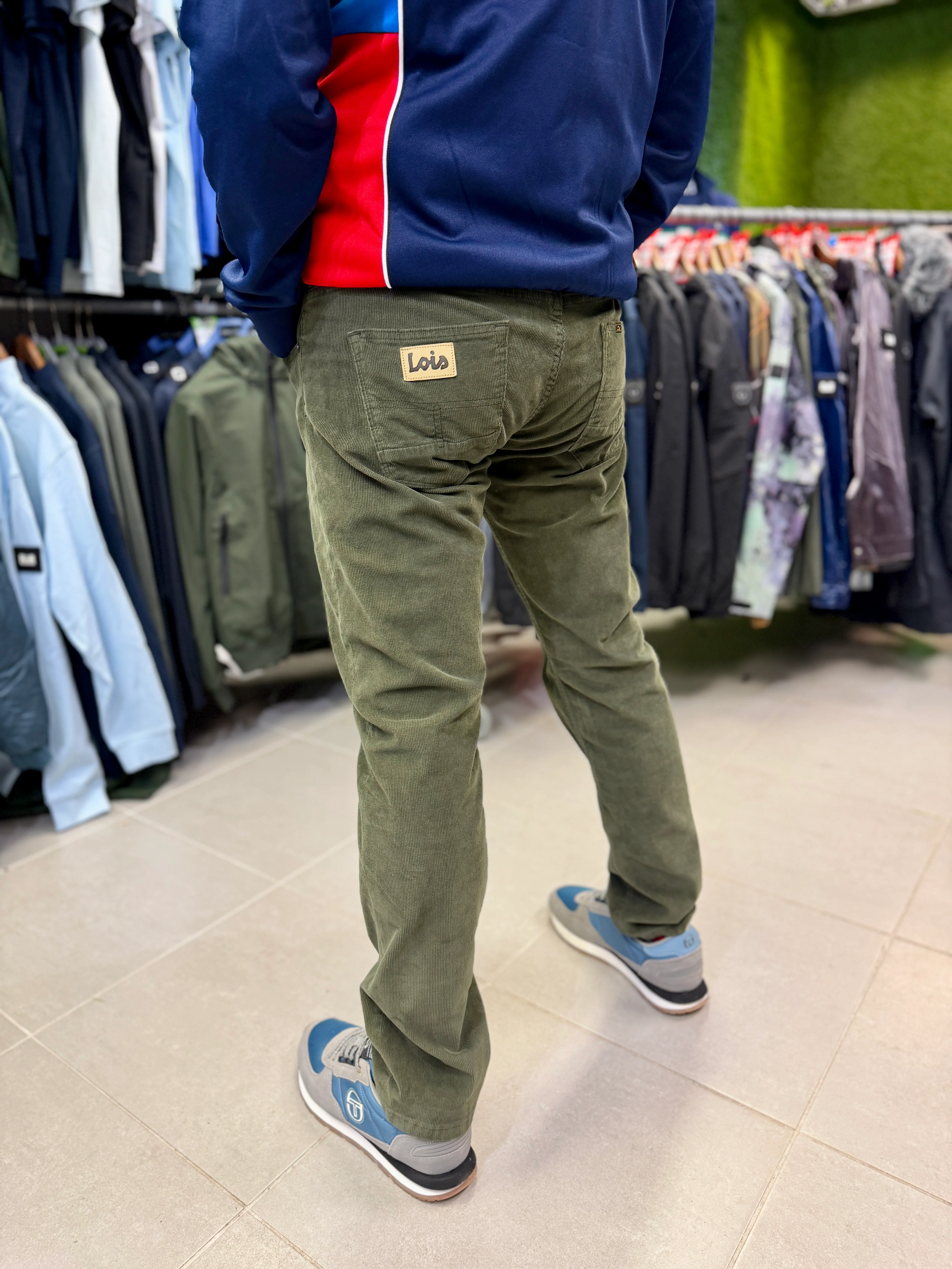 Lois Cords - Sierra Stretch Fit - Green Olive - Image 2