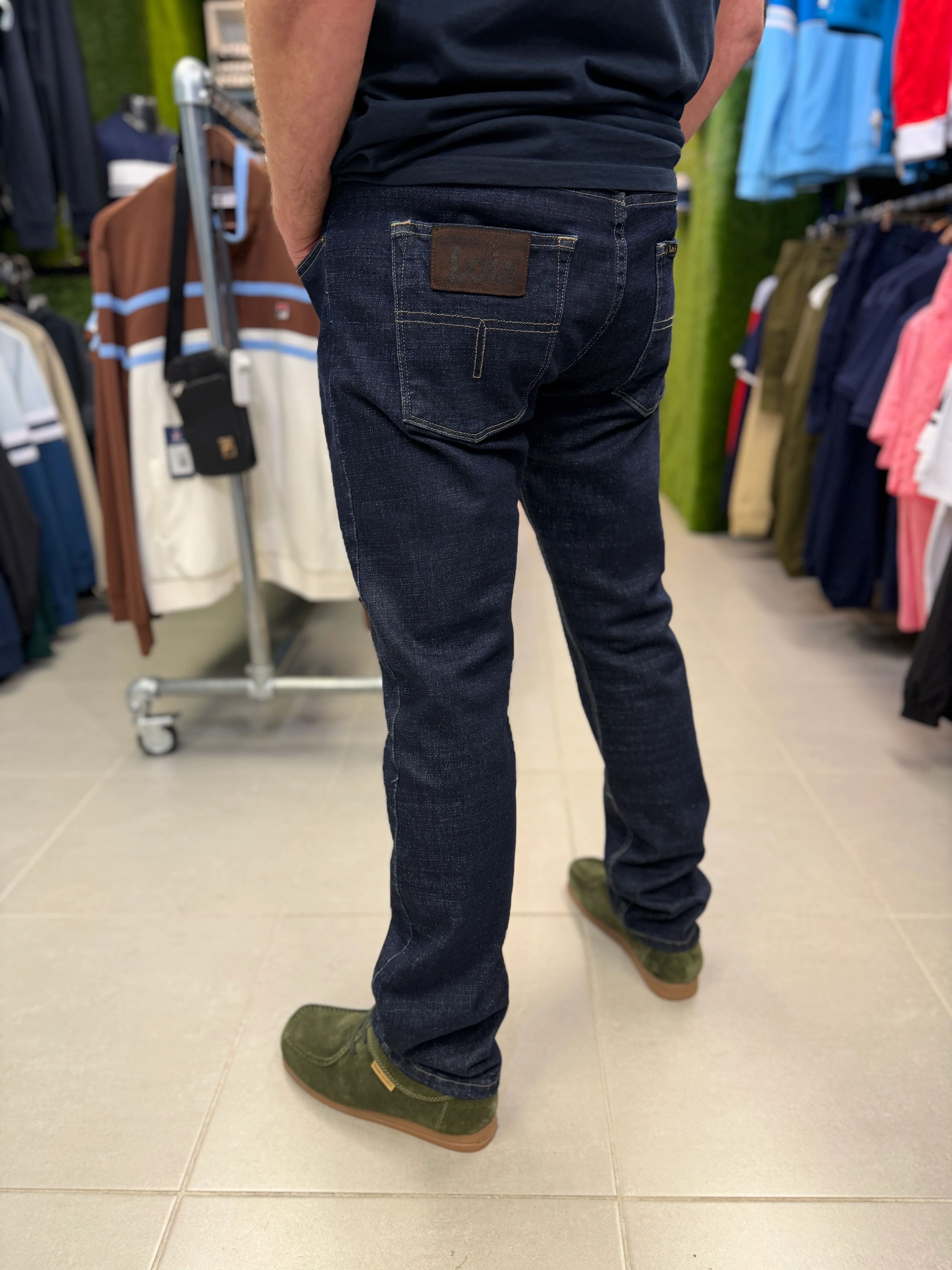 Lois Jeans - Bull Rinse Terrace Jeans - Antique Big Badge - LIMITED EDITION