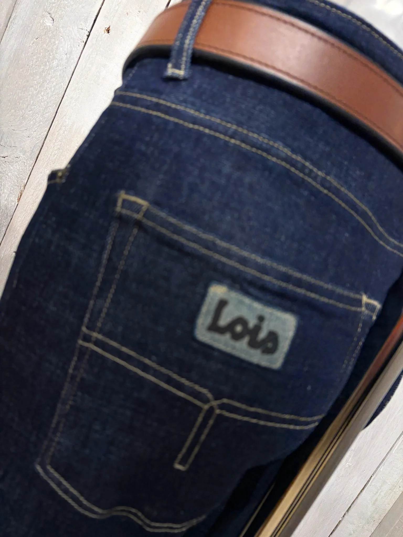 Lois Jeans - Bull Terrace - Dark Rinse - Small Badge - Image 6