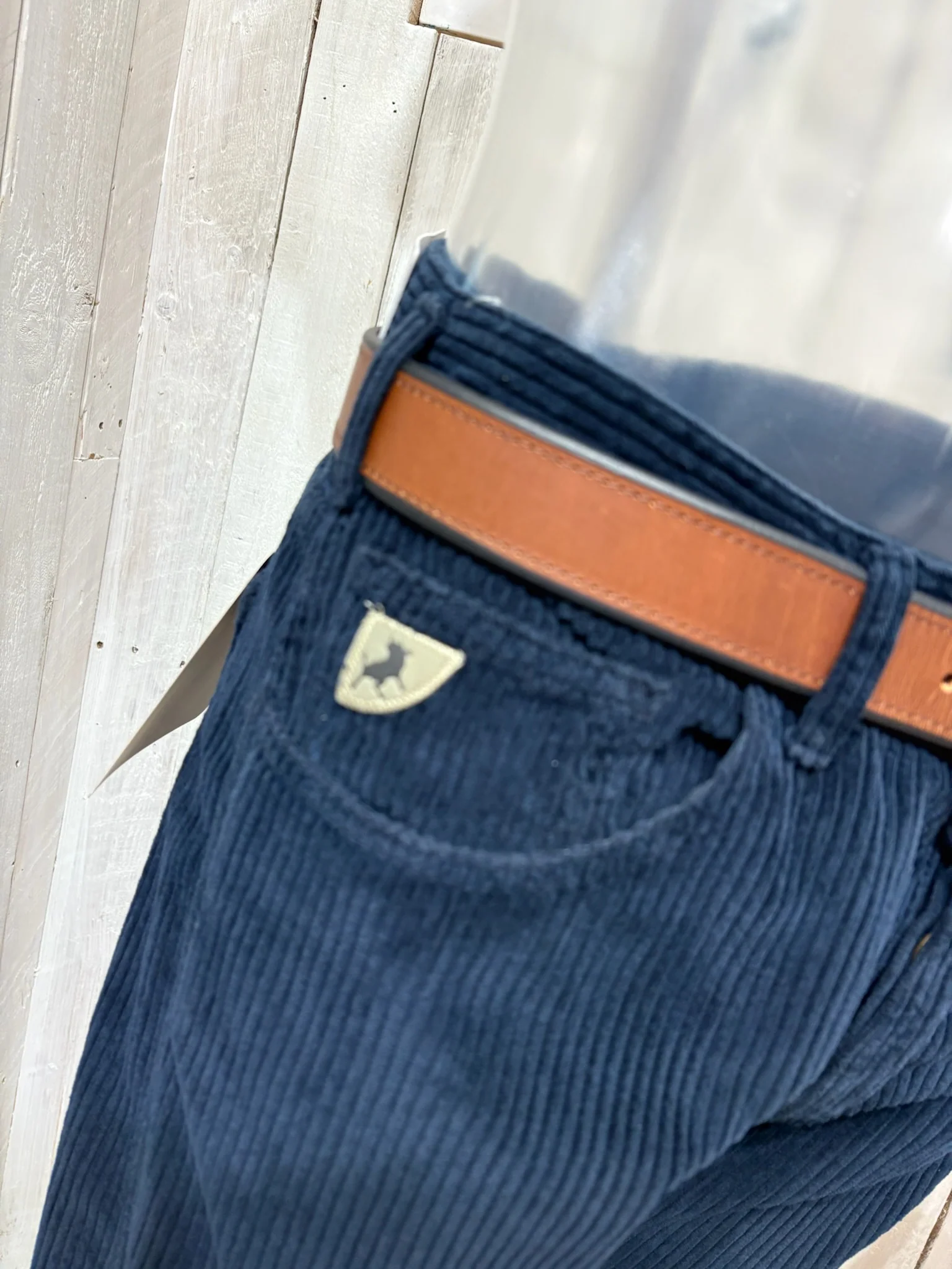Lois New Dallas Jumbo Cords - Navy - Image 2