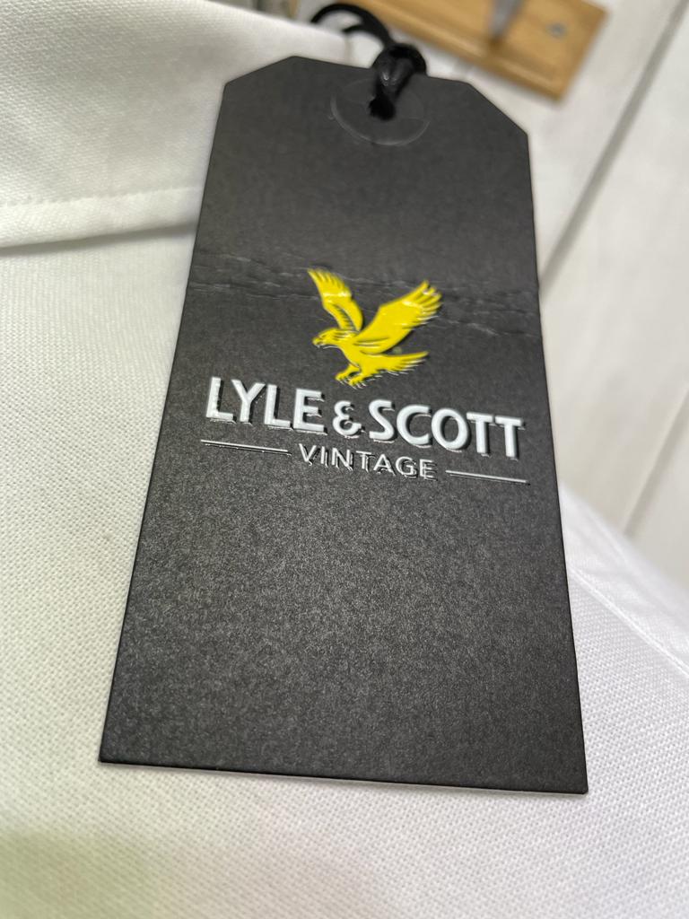 Lyle & Scott Oxford Shirt - White Long Sleeve - Image 3