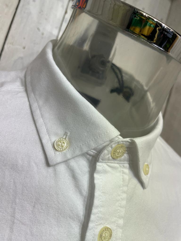 Lyle & Scott Oxford Shirt - White Long Sleeve - Image 4