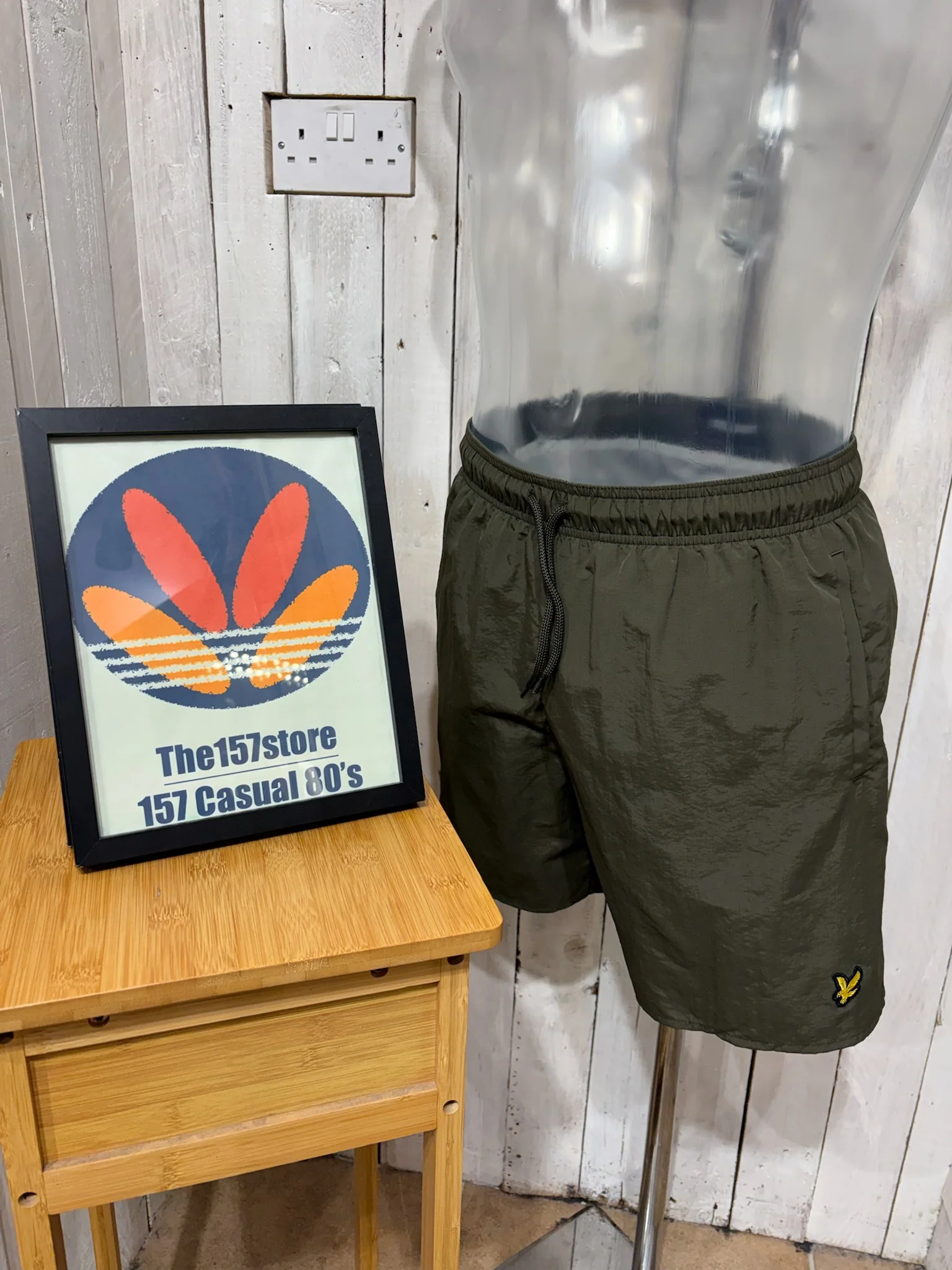 Lyle & Scott Plain Swim Shorts - Olive