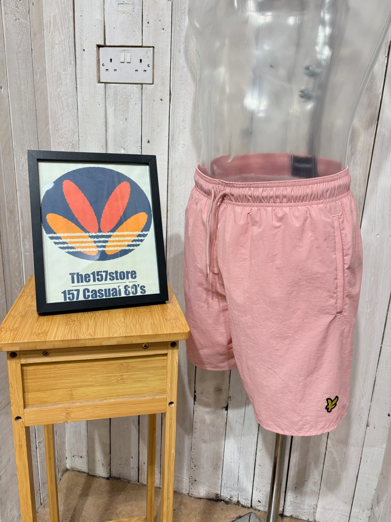 Lyle & Scott Plain Swim Shorts - Pink Grapefruit