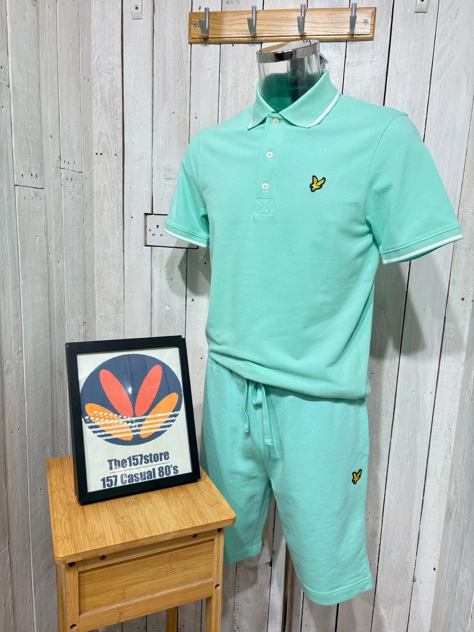 Lyle & Scott Sweat Shorts - Aquamarine - Image 3