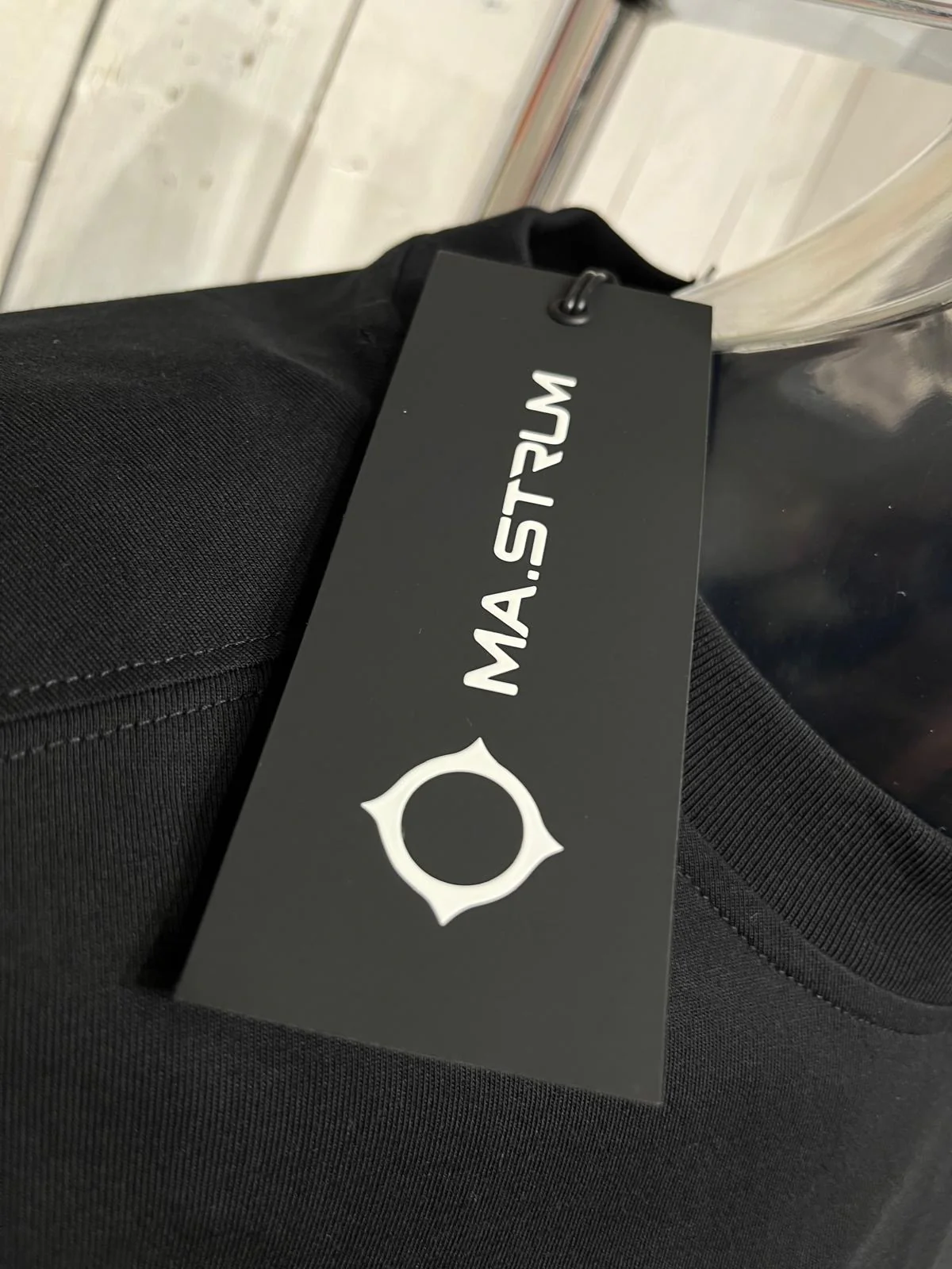 MA. STRUM Central Logo Tee - Jet Black - Image 3