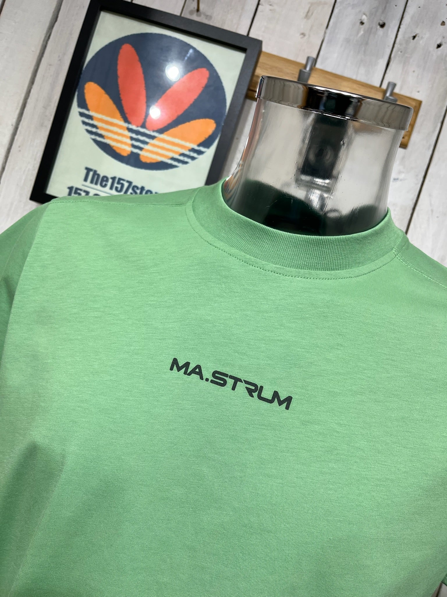 MA. STRUM Central Print Tee - Feldspar Green - Image 2