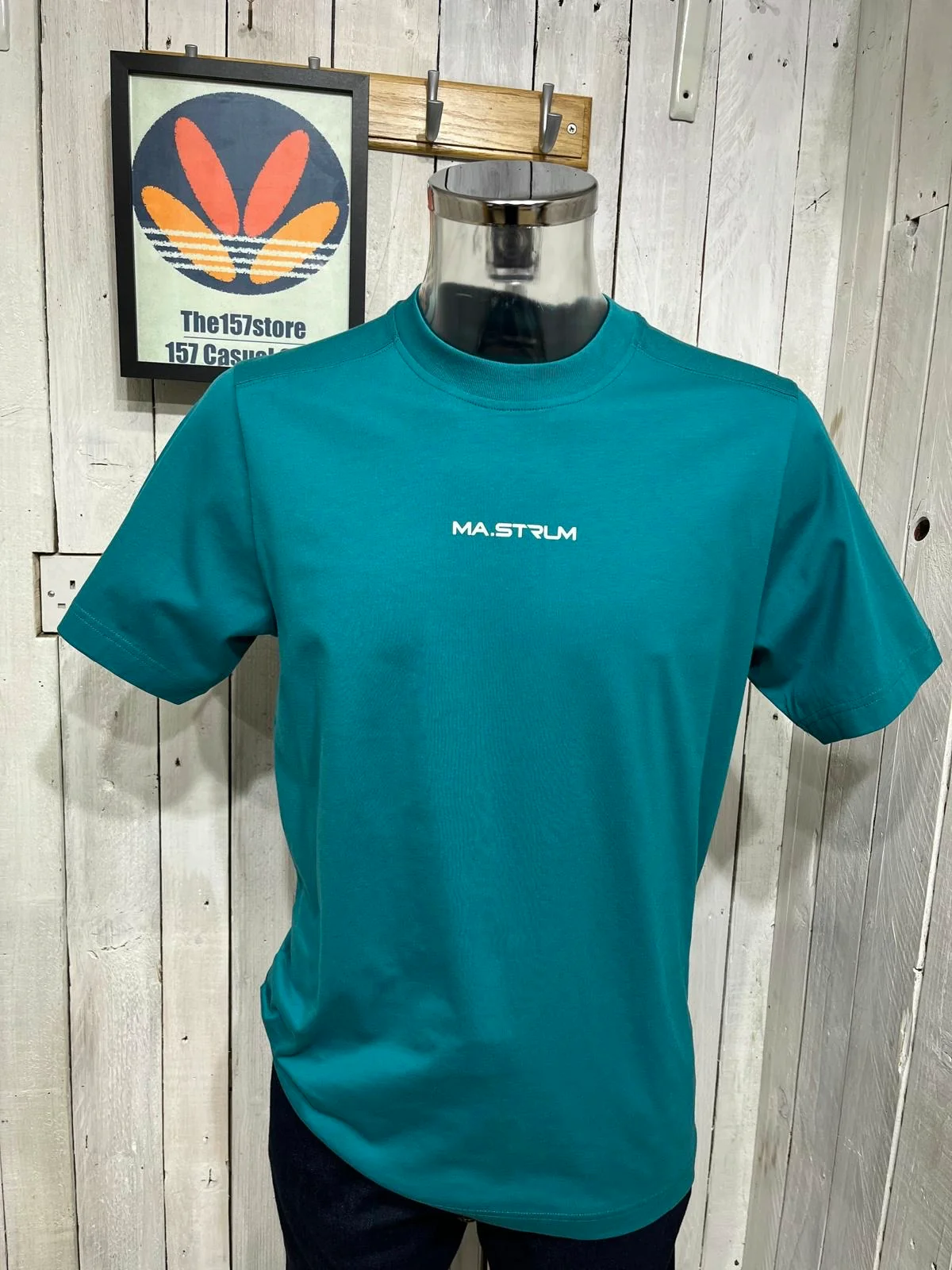 MA. STRUM Central Print Tee - Lake Blue