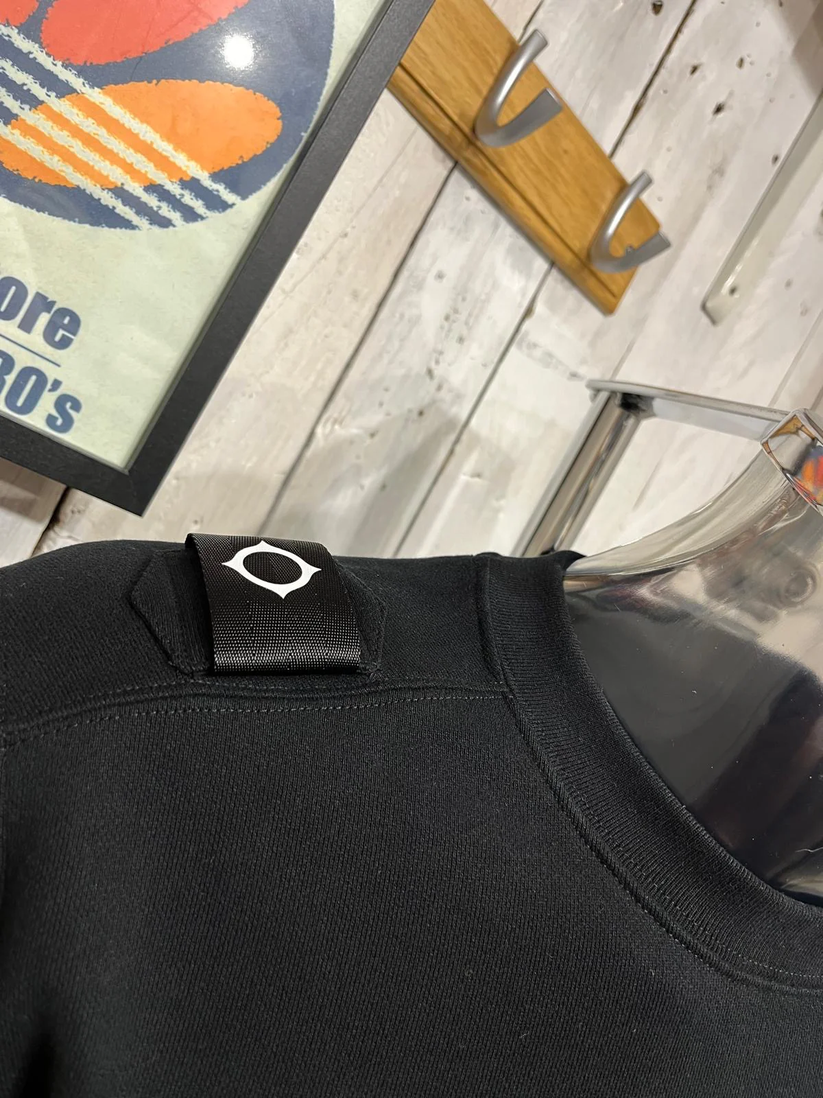 MA. STRUM Core Crew Sweat Jumper - Jet Black - Image 5