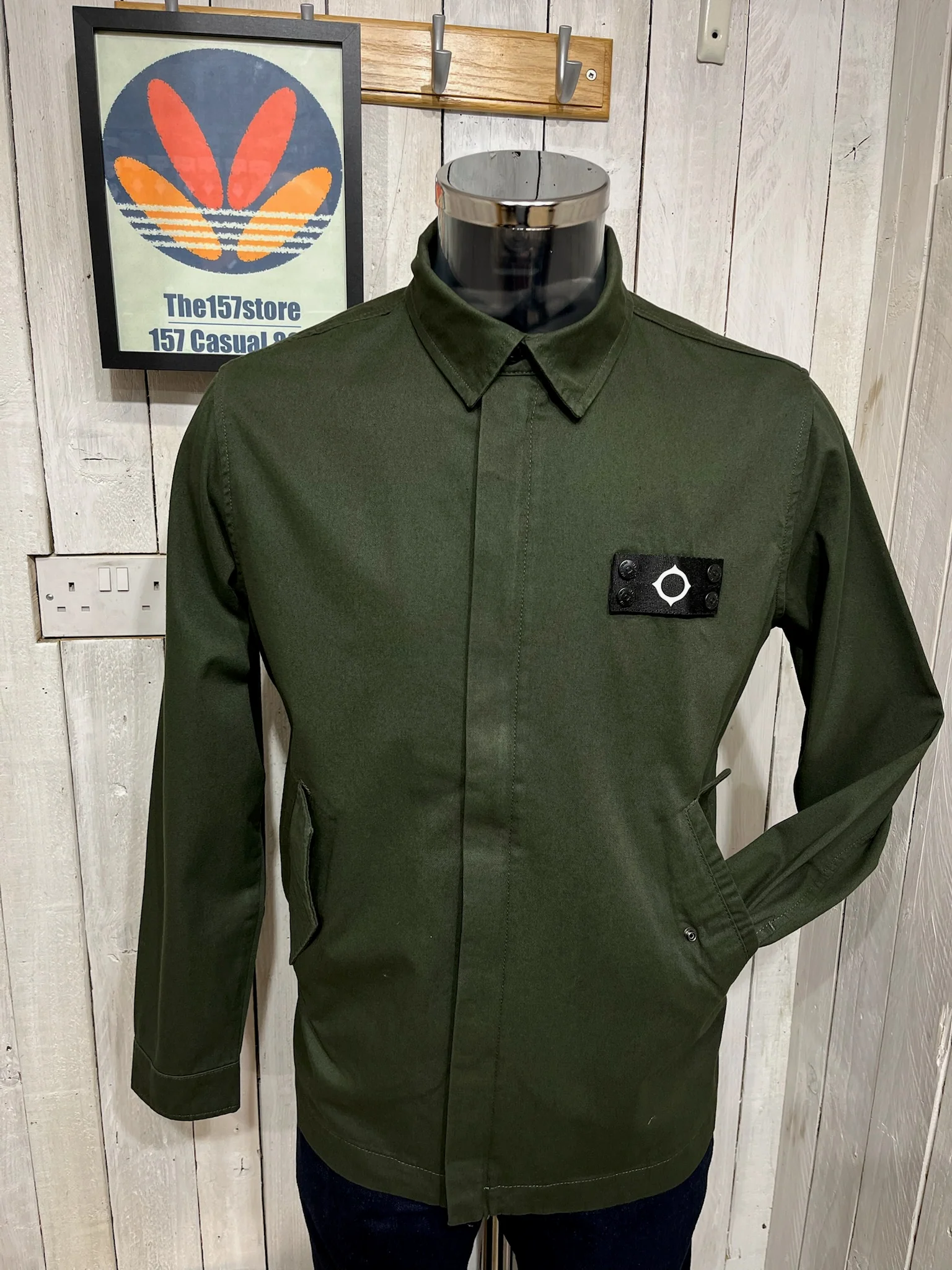 MA. STRUM Mizzen Harrington Jacket - Oil Slick - Image 3