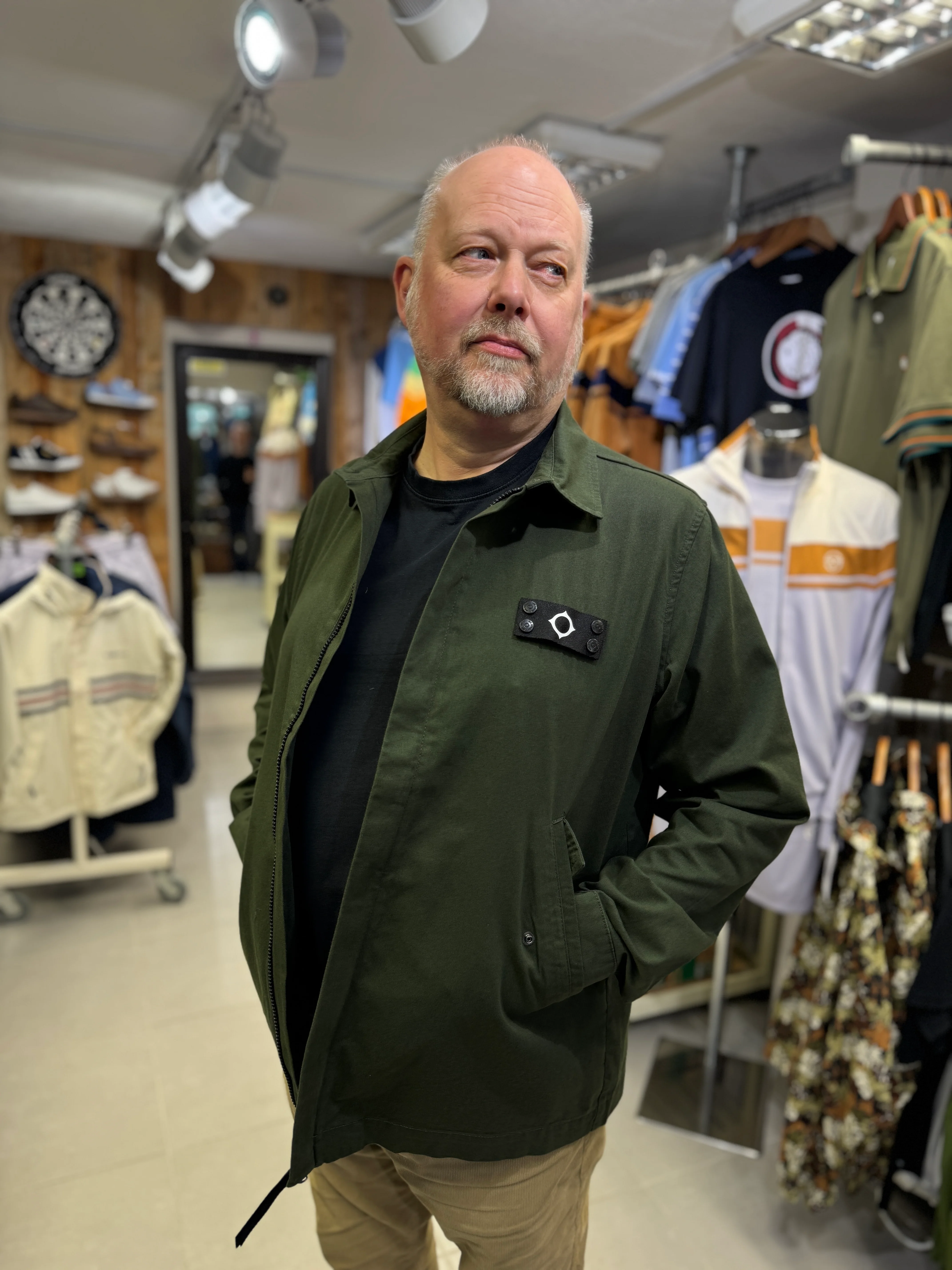 MA. STRUM Mizzen Harrington Jacket - Oil Slick - Image 9