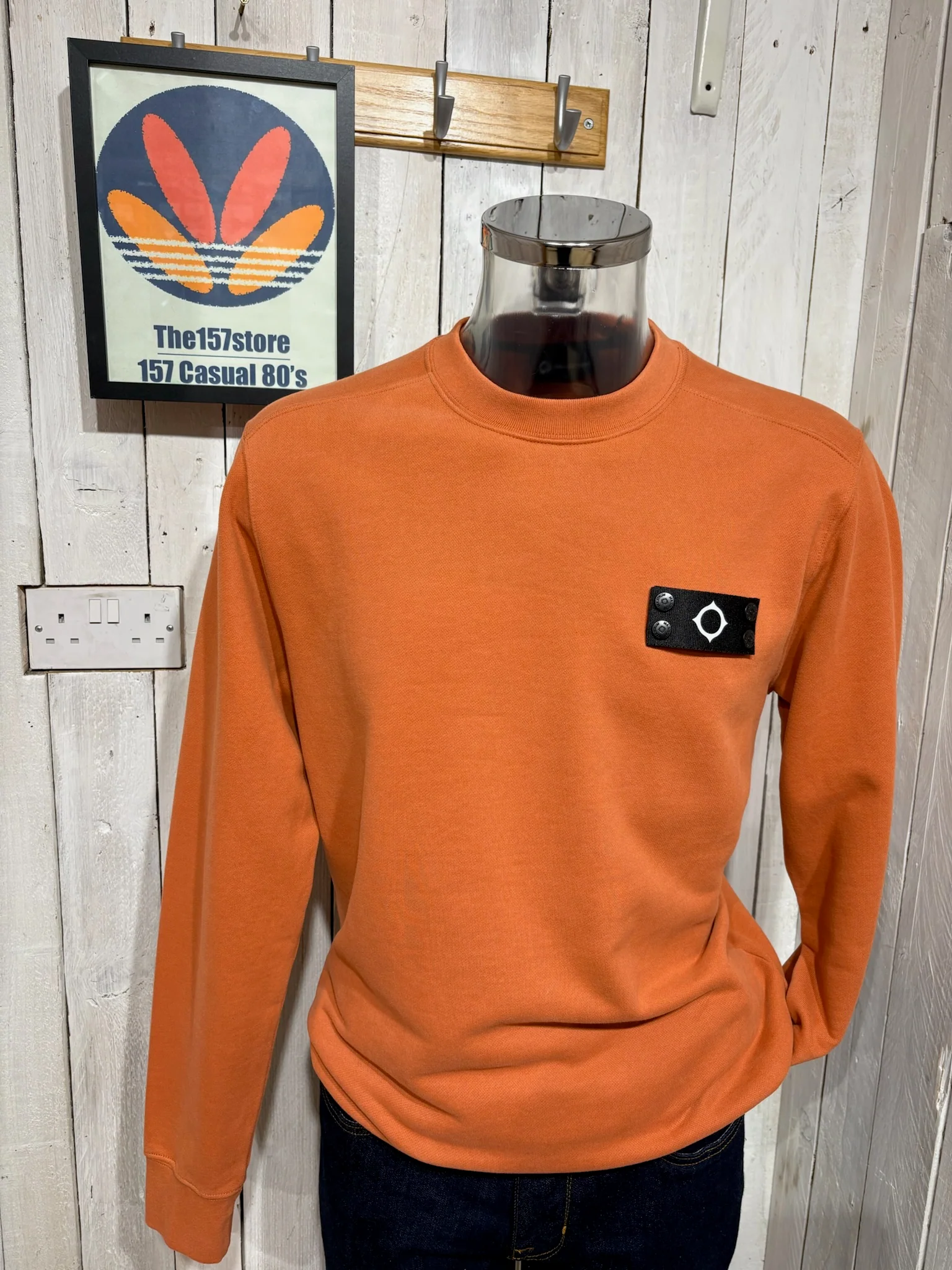 MA. STRUM Neo Crew Sweat - Rust