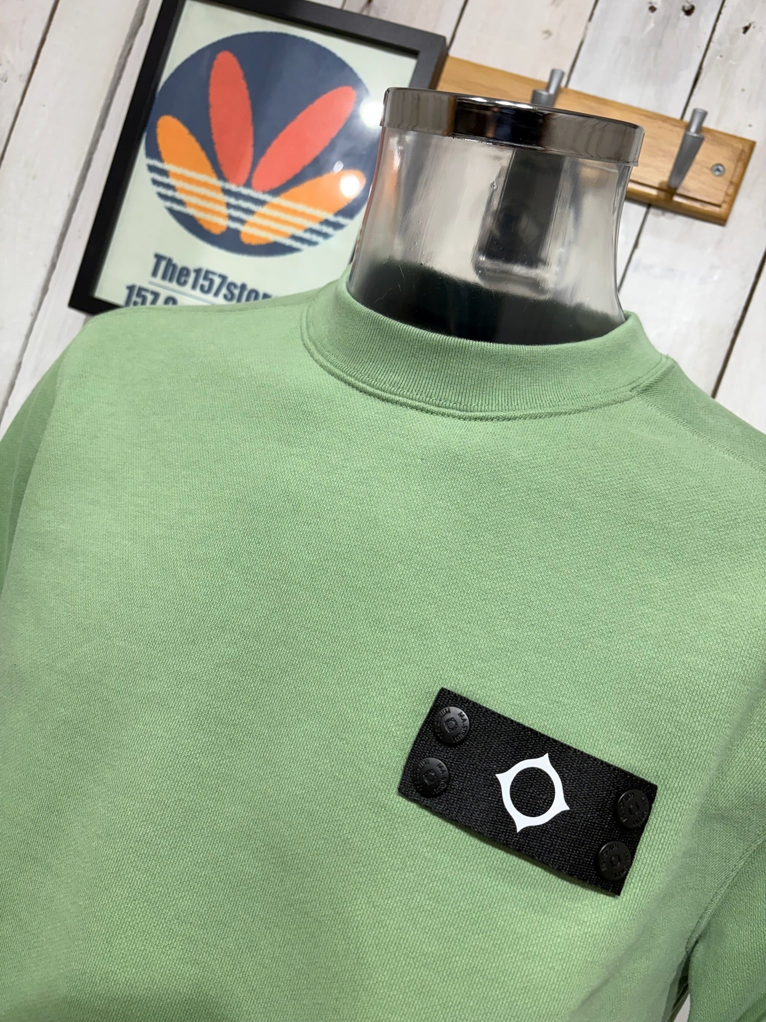 MA. STRUM Neo Crew Sweat - Sage - Image 2