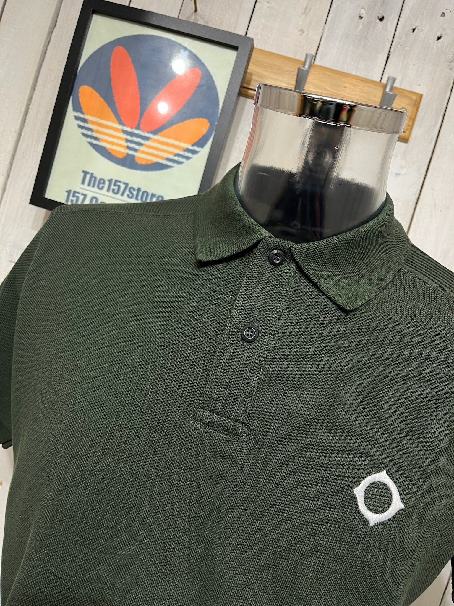 MA. STRUM SS Pique Polo - Oil Slick - Image 2