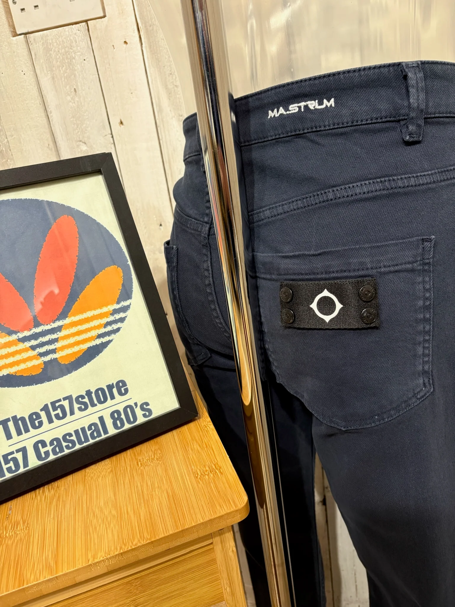 MA. STRUM Vanguard 5-Pocket Jeans - Navy - Image 3