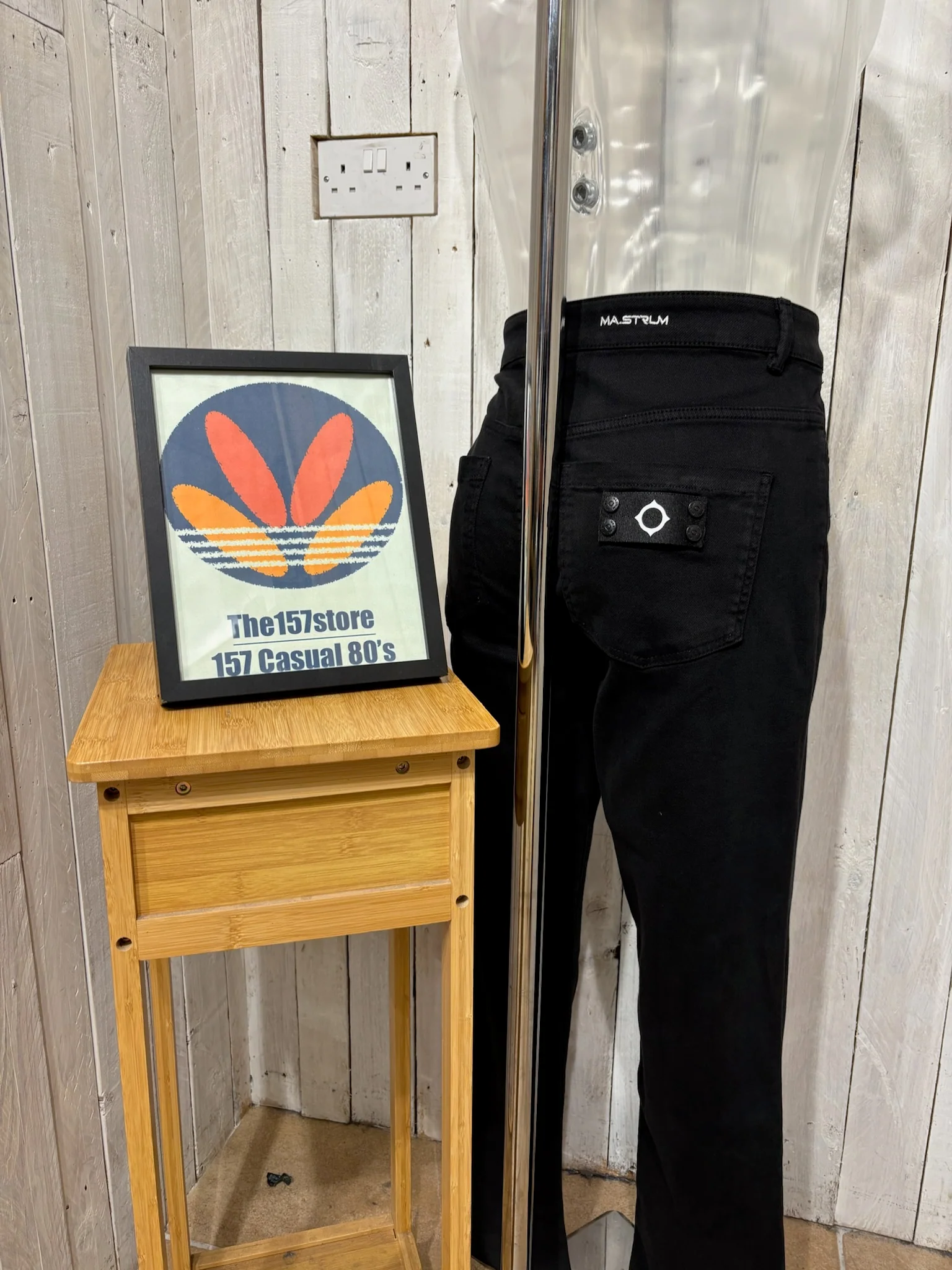 MA. STRUM Vanguard 5-Pocket Jeans - Black