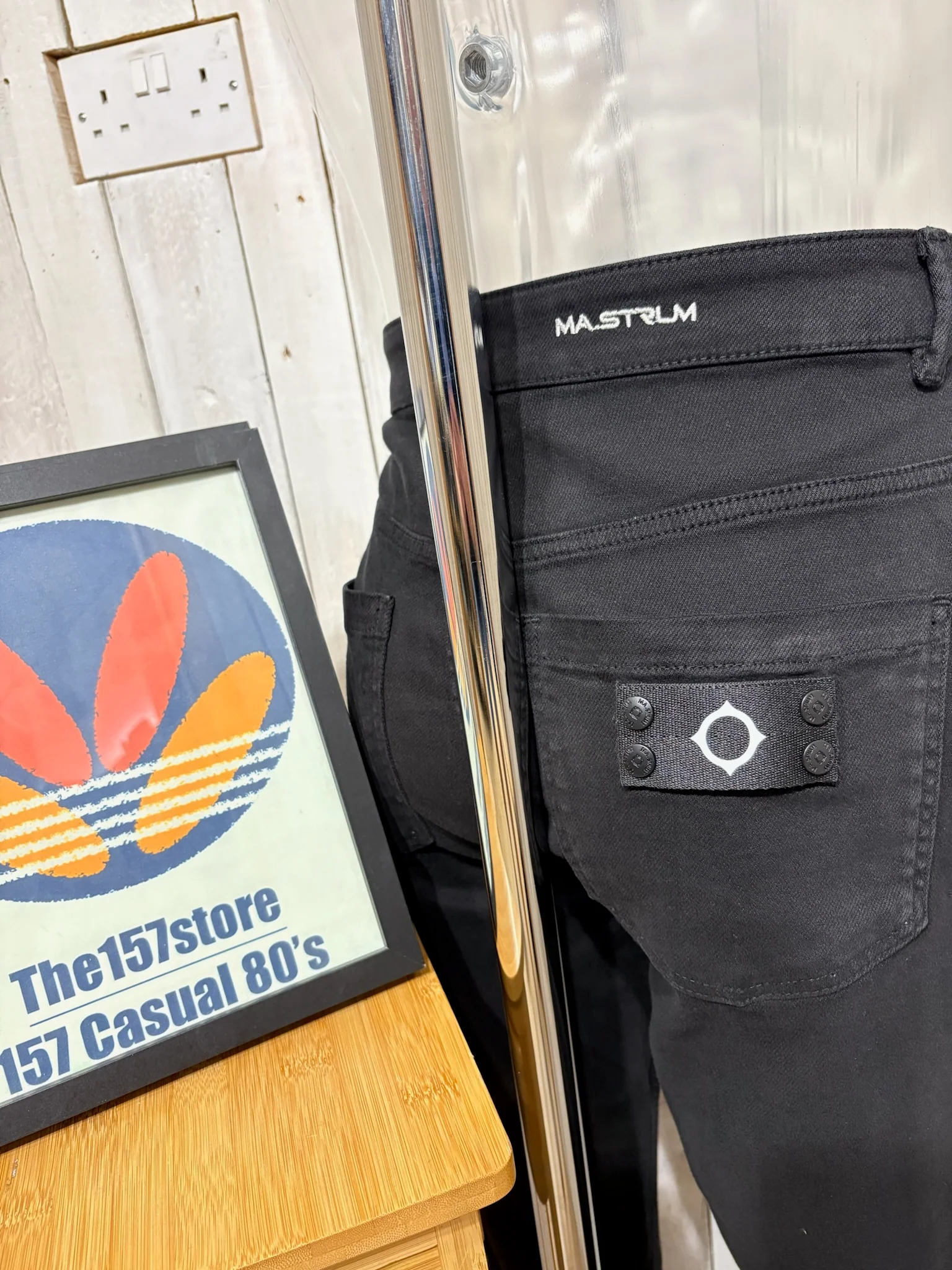 MA. STRUM Vanguard 5-Pocket Jeans - Black - Image 3
