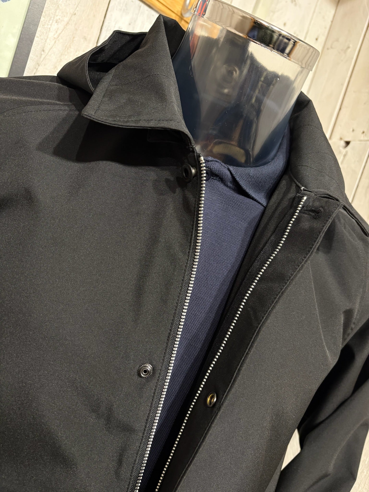 Marshall Artist Brunswick Trench - Black (Removable Hood) - Image 3