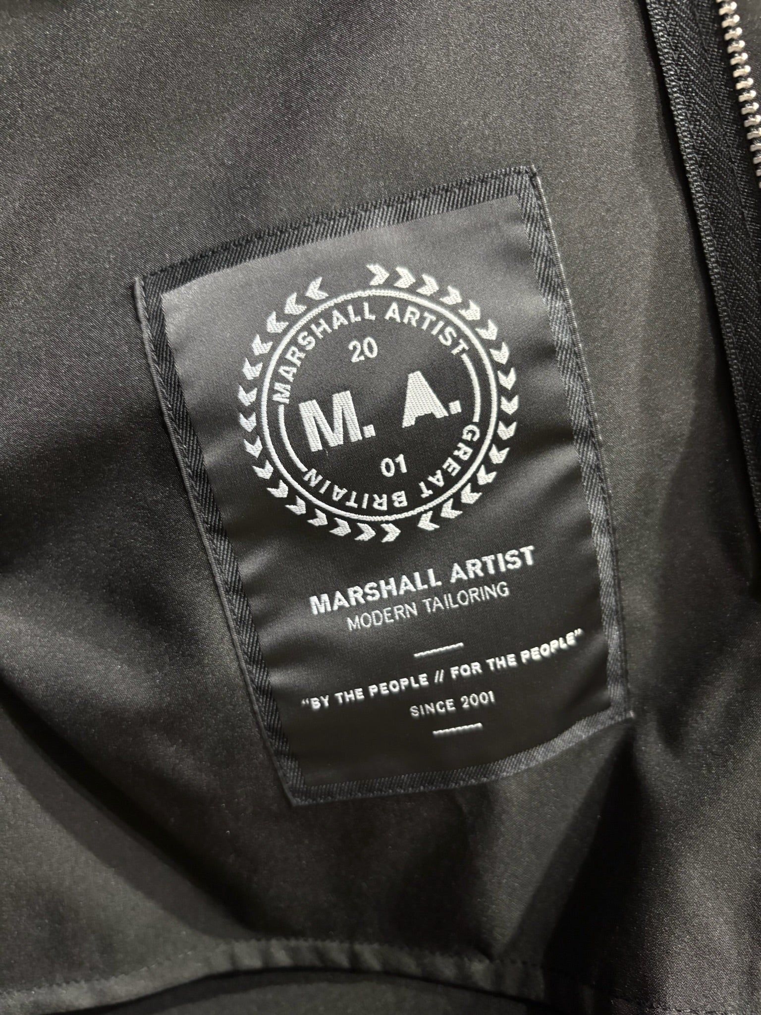 Marshall Artist Brunswick Trench - Black (Removable Hood) - Image 4