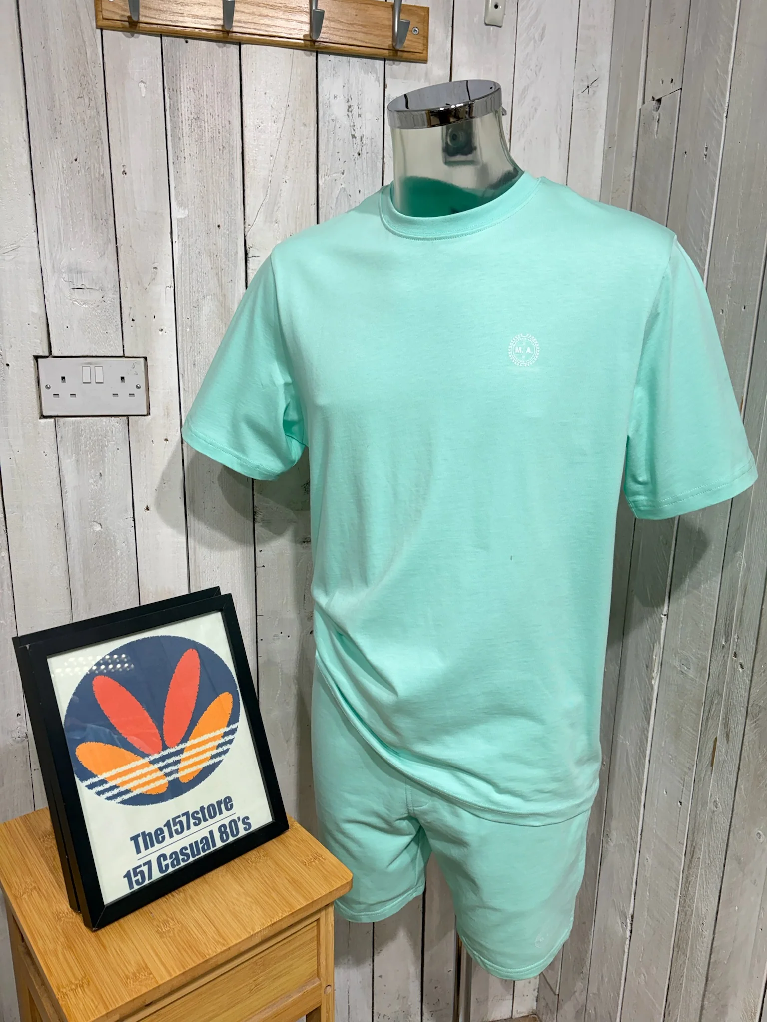 Marshall Artist Delta Jog Shorts - Mint - Image 3
