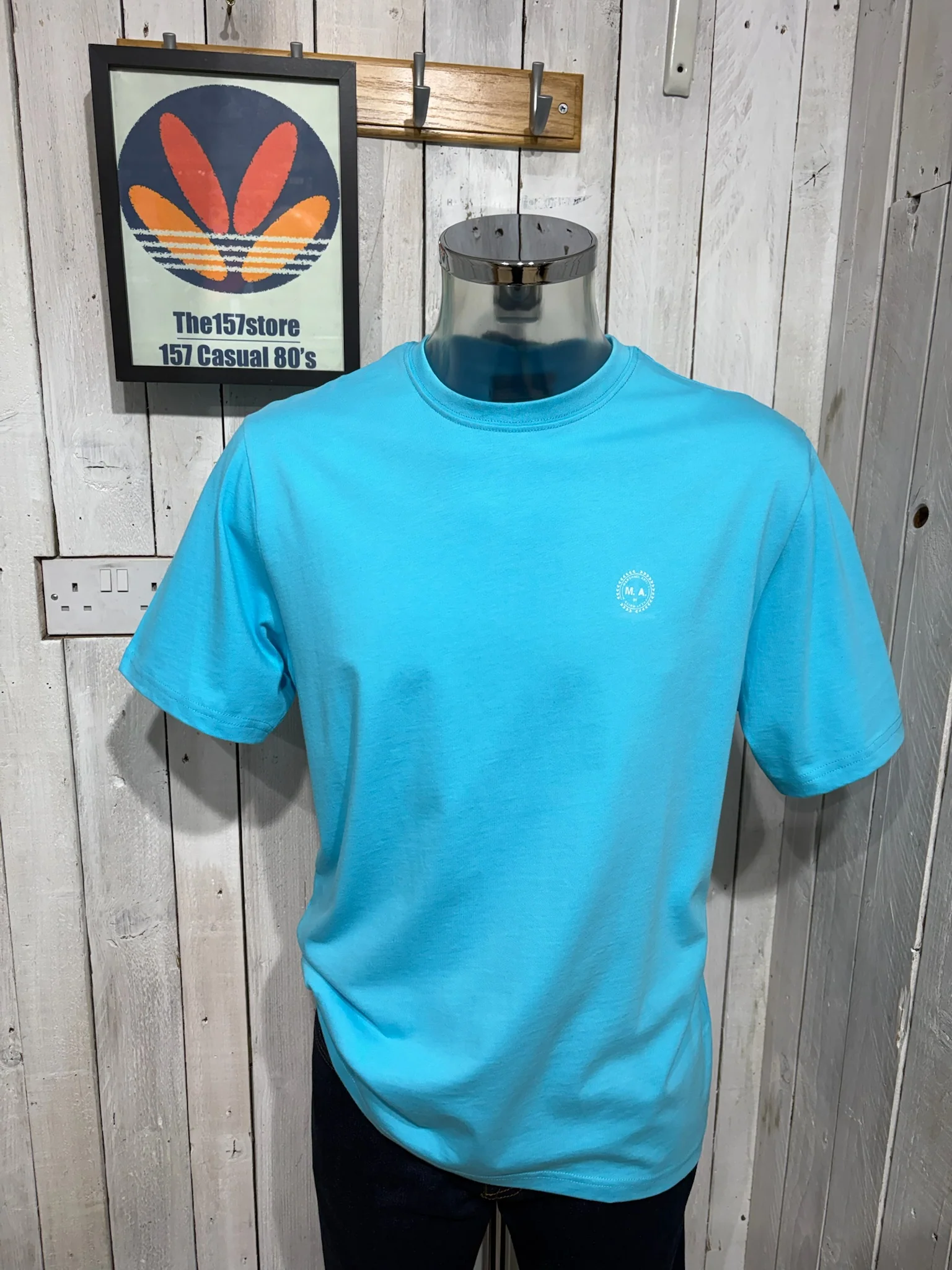 Marshall Artist Delta Logo Tee - Cyan