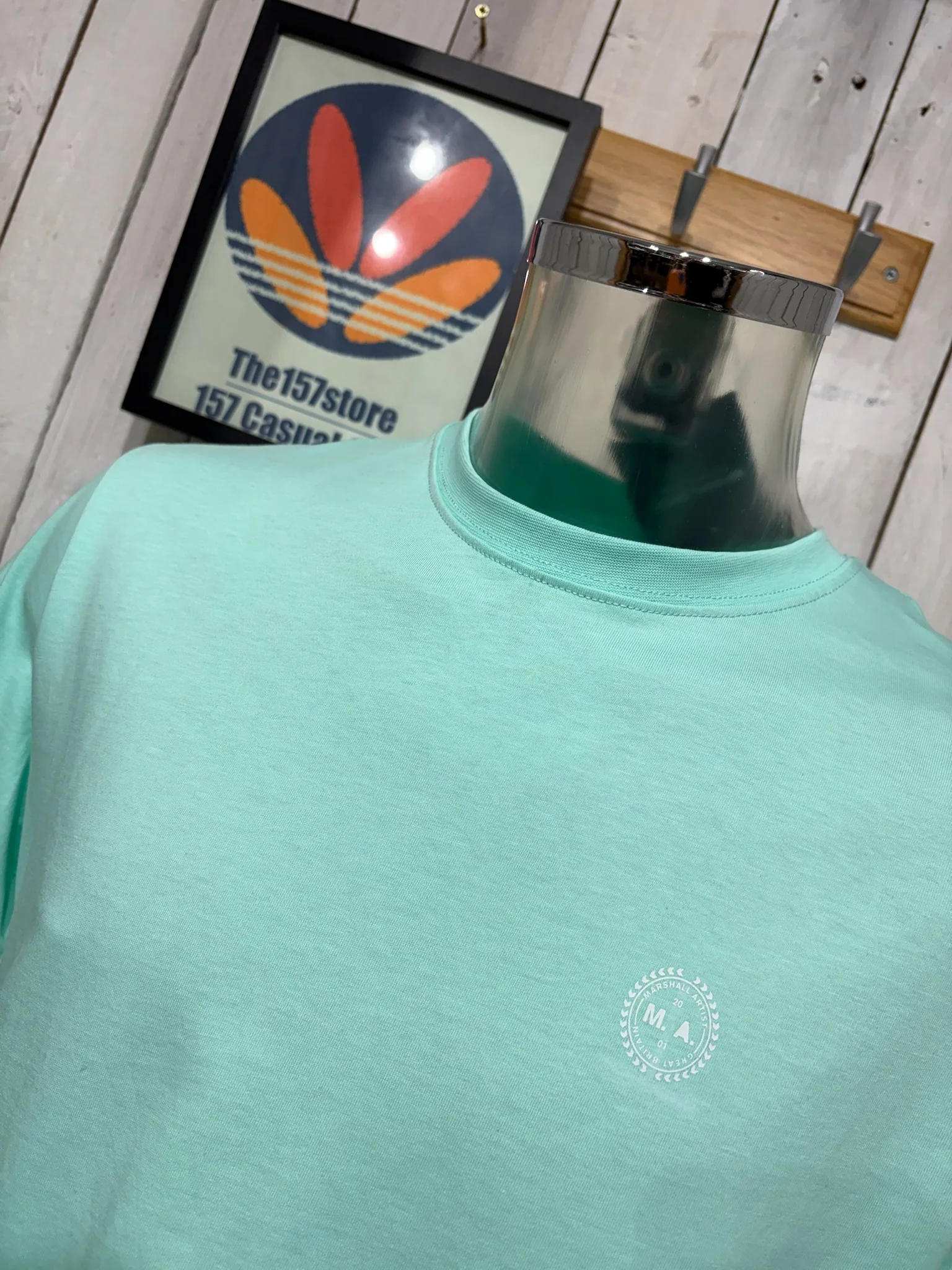 Marshall Artist Delta Logo Tee - Mint - Image 2