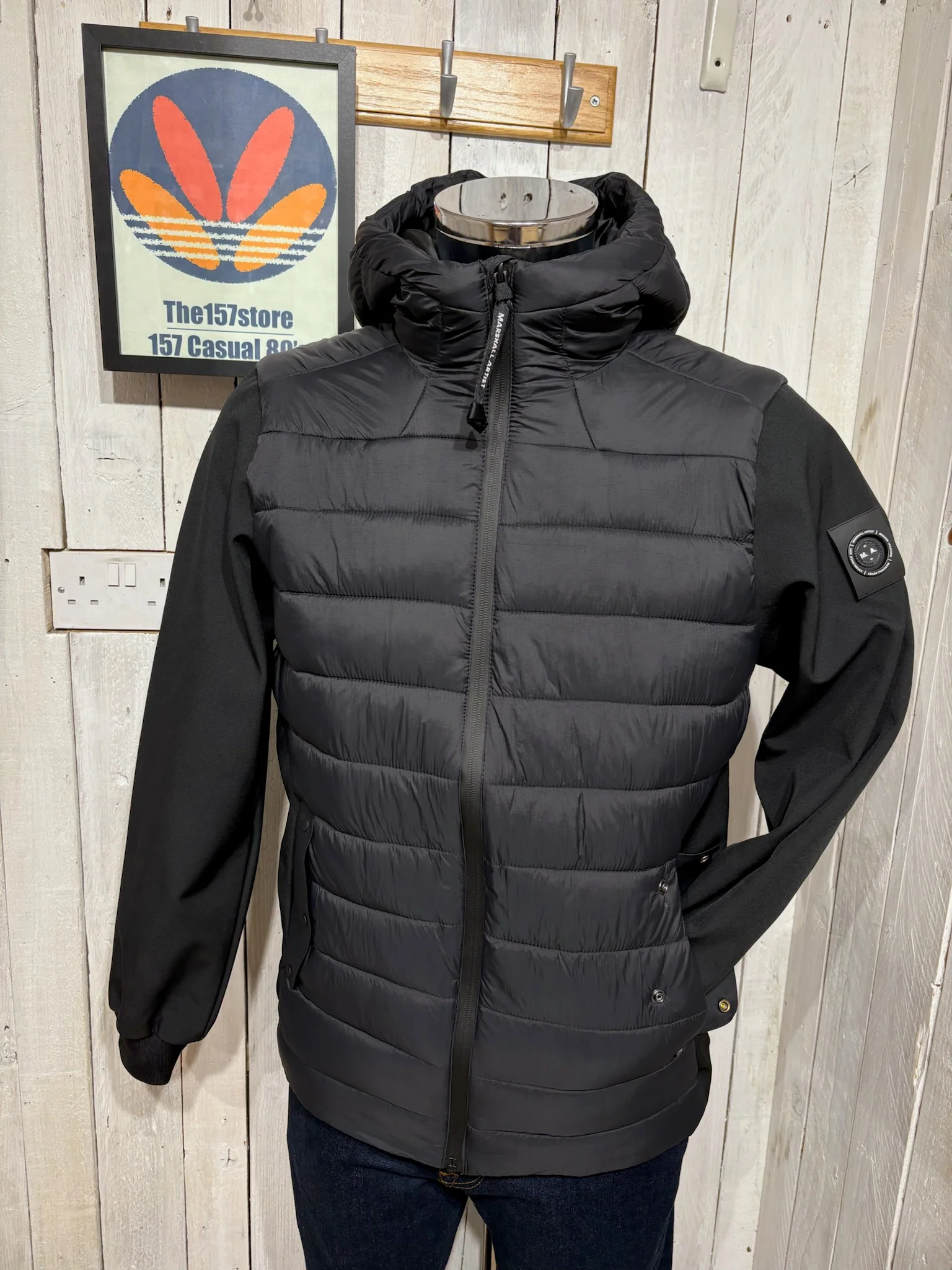 Marshall Artist Foresti Hybrid Jacket - Black