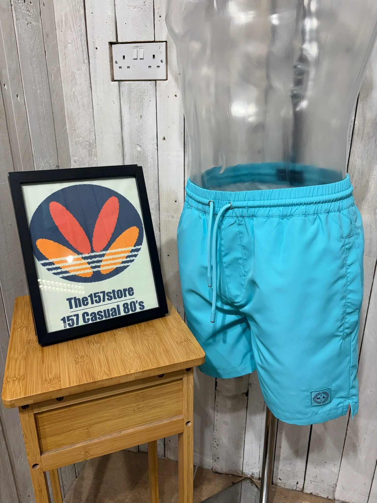 Marshall Artist Foundation Swim-Short - Cyan