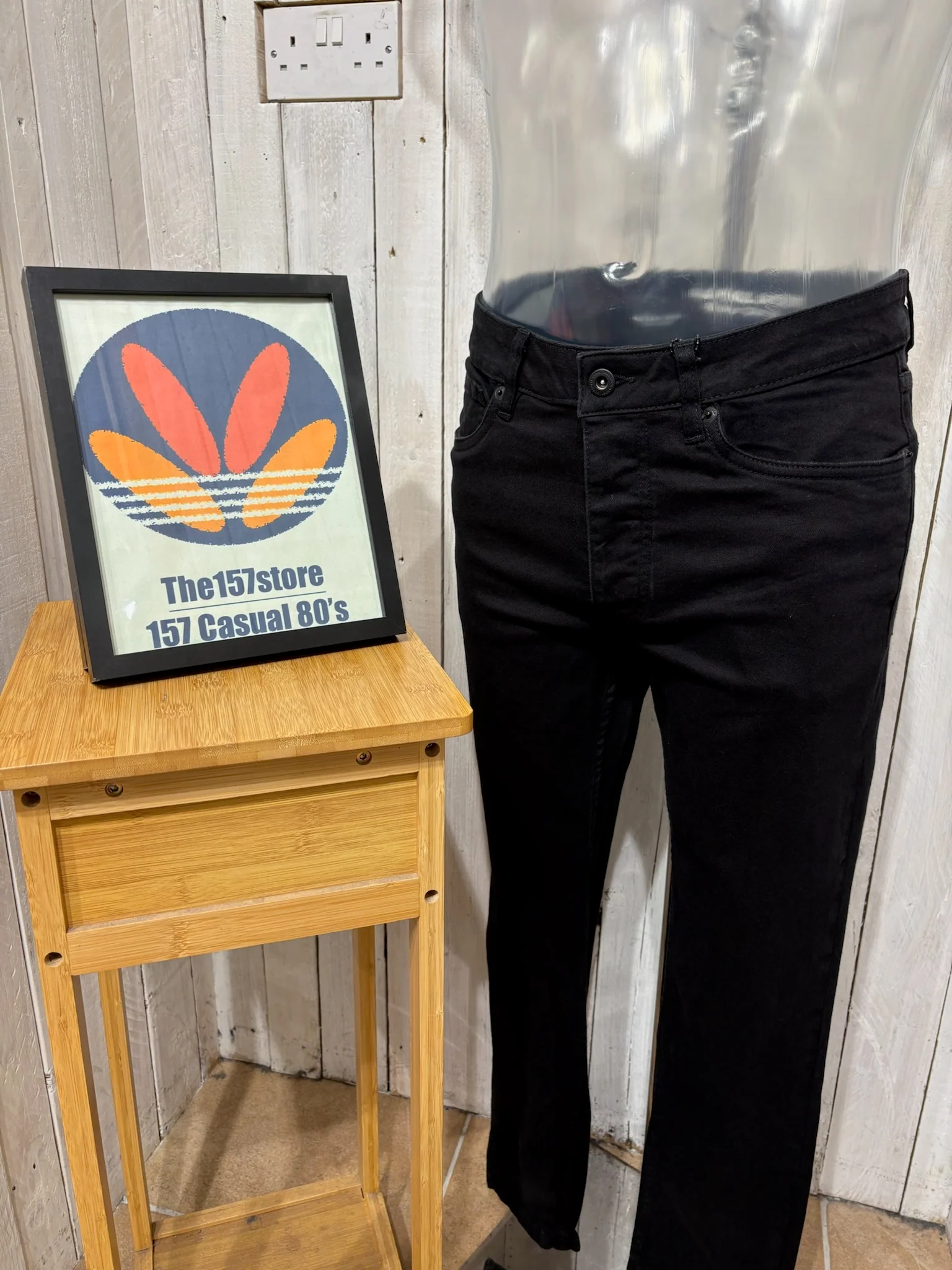 Marshall Artist Jeans - Black Overdye - Artist Slim Fit - Image 2