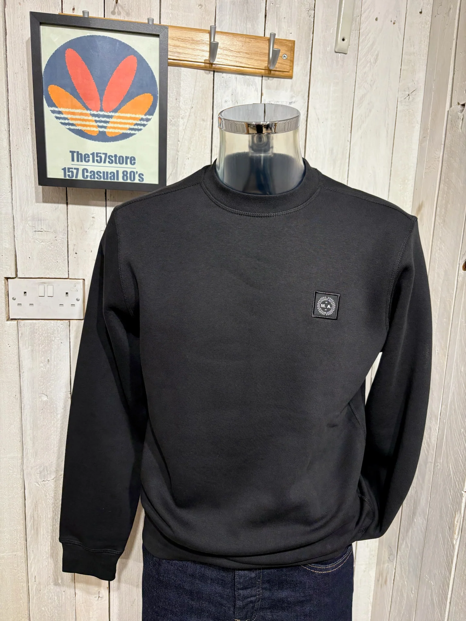 Marshall Artist Marchio Crew Sweat - Black
