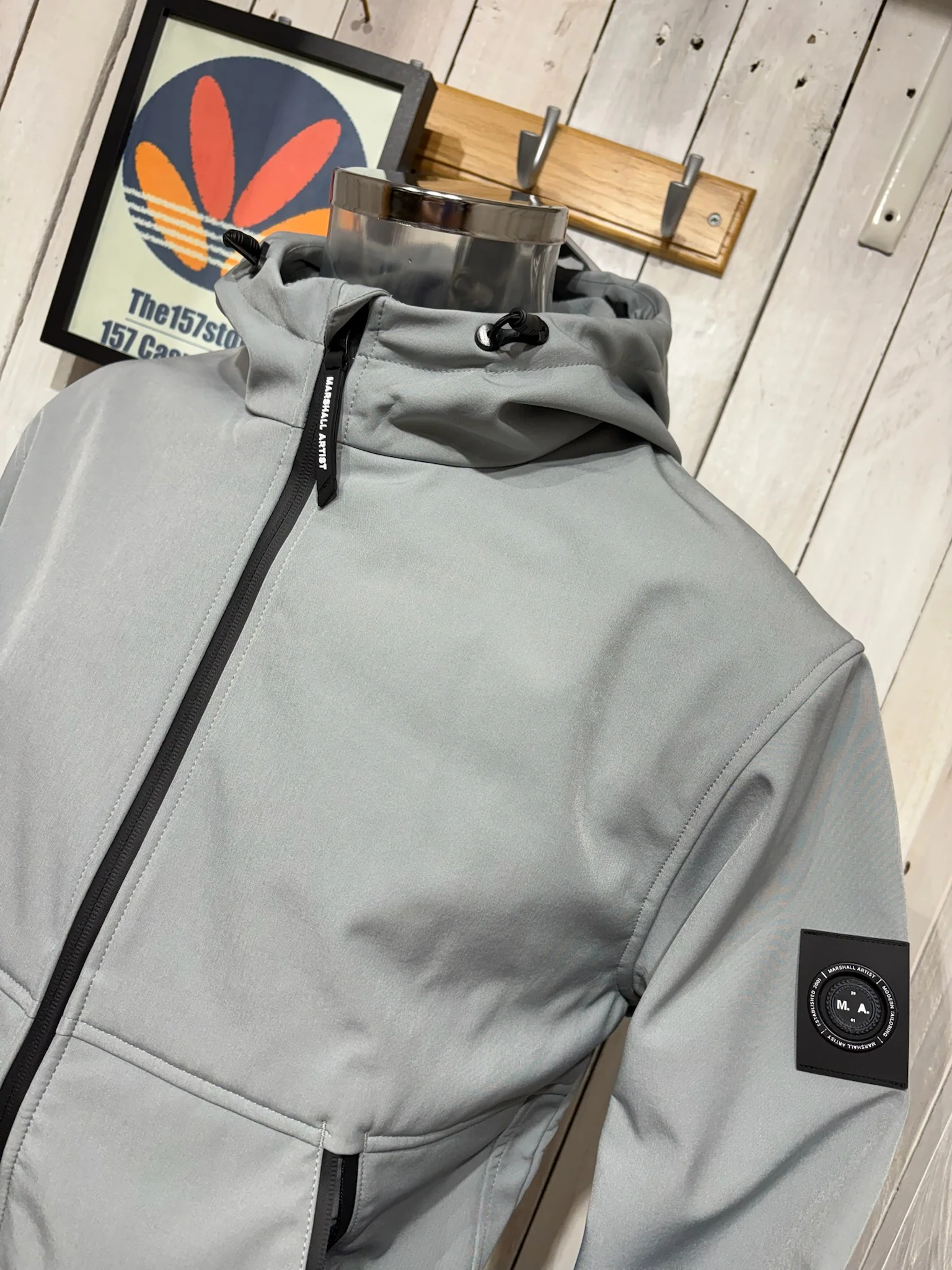 Marshall Artist Prova Softshell Jacket - Monument Grey - Image 3